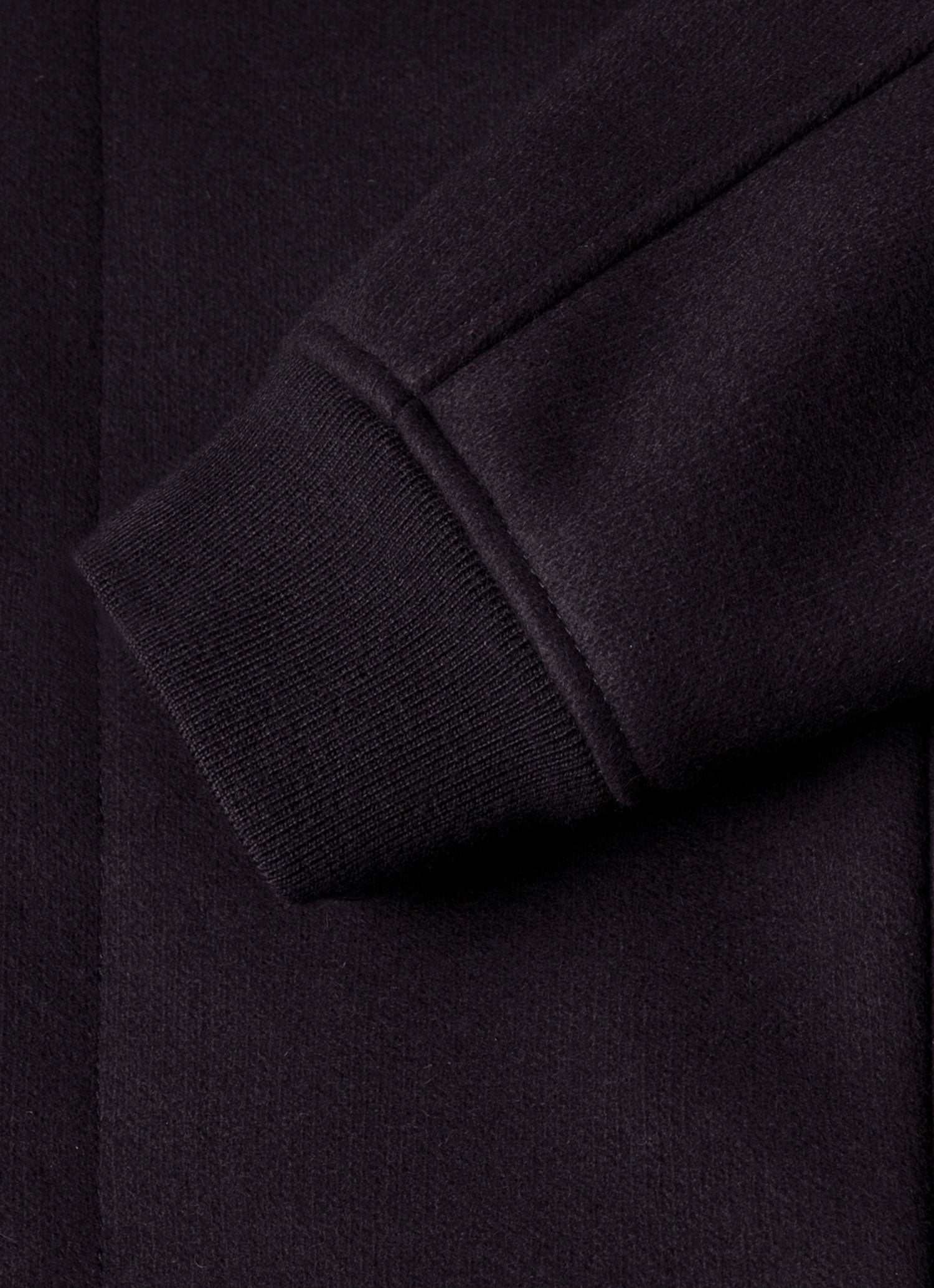 Wool Bomber Jacket - Navy