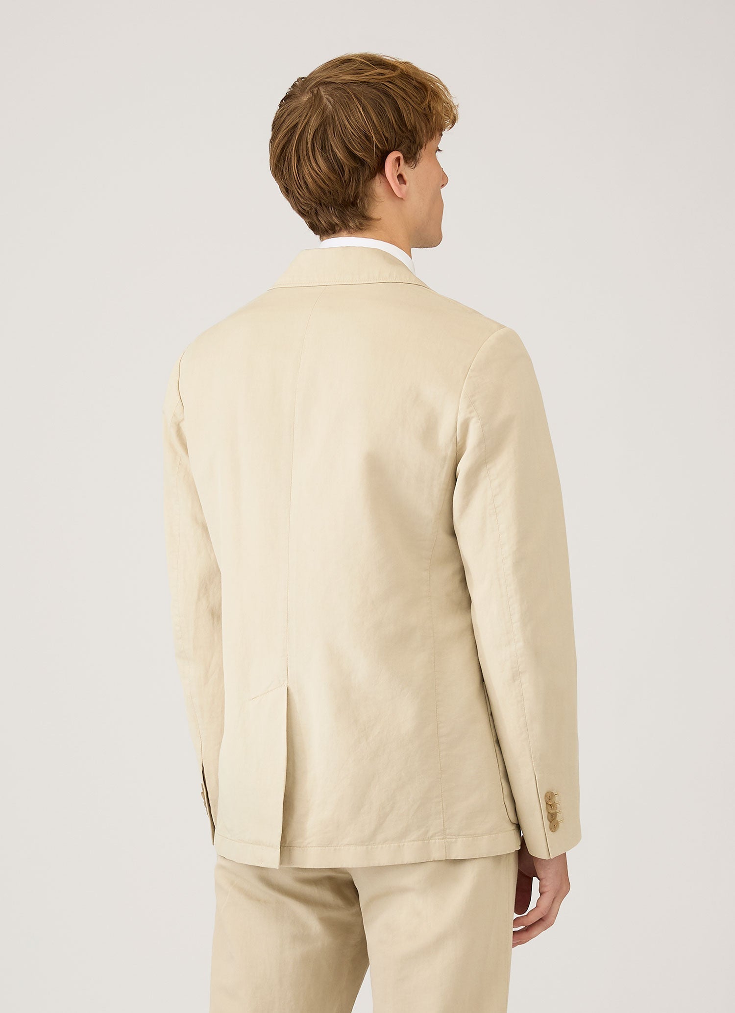 Cotton Linen Blazer - Hazelwood
