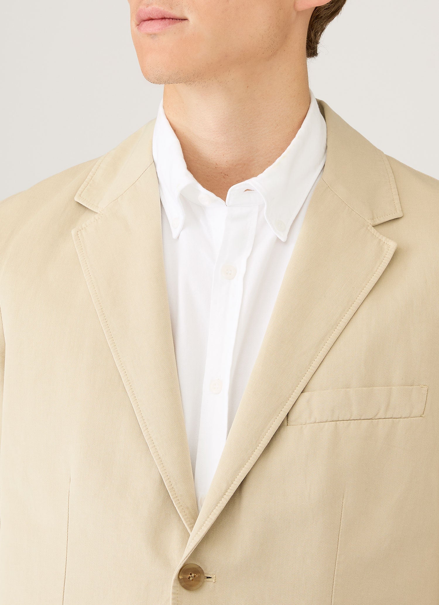 Cotton Linen Blazer - Hazelwood