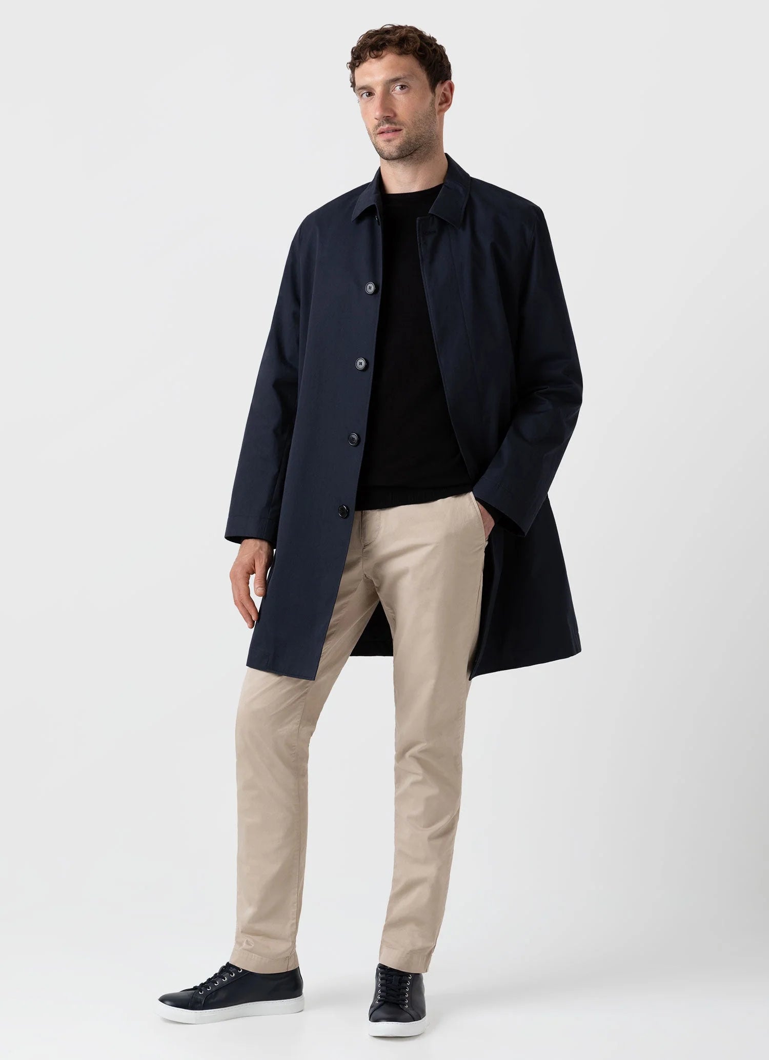 Merino Crew Neck Jumper - Black