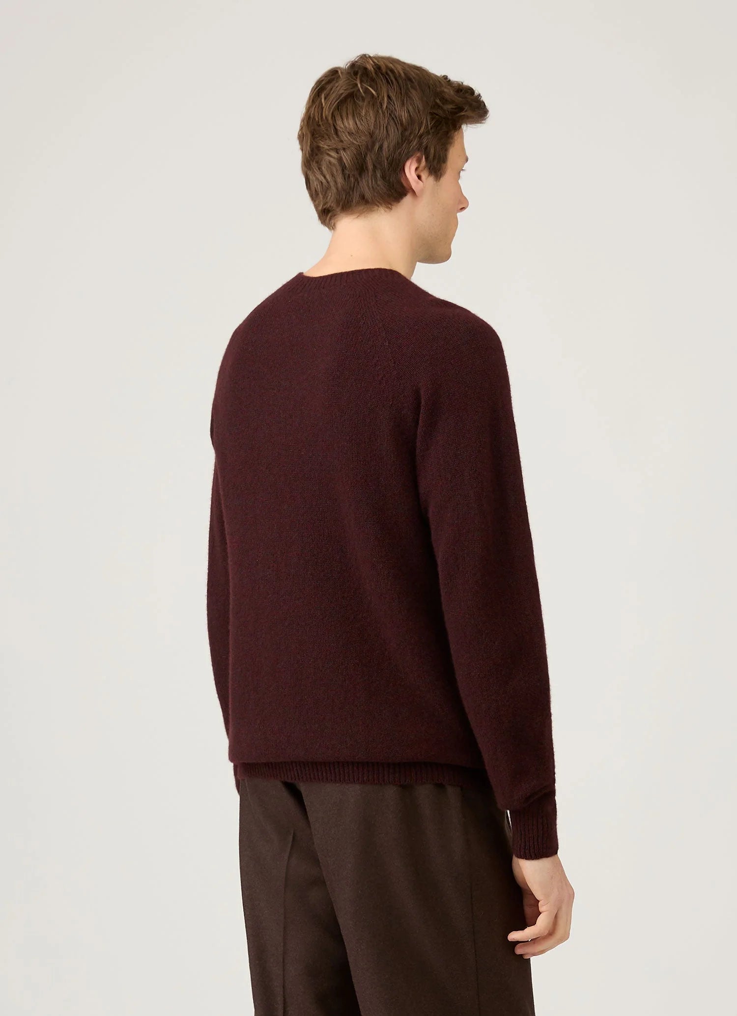 Lambswool Crew Neck - Bakelite Twist