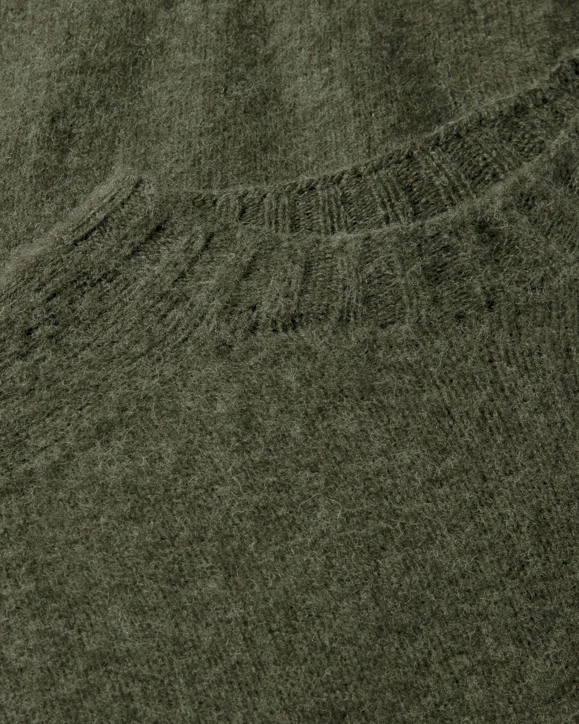 Brushed Shetland Crew Neck - Sea Moss