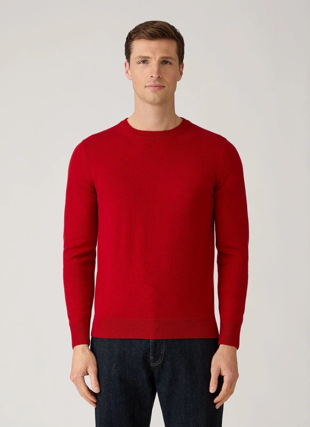 Cashmere Crew - Ruby Red