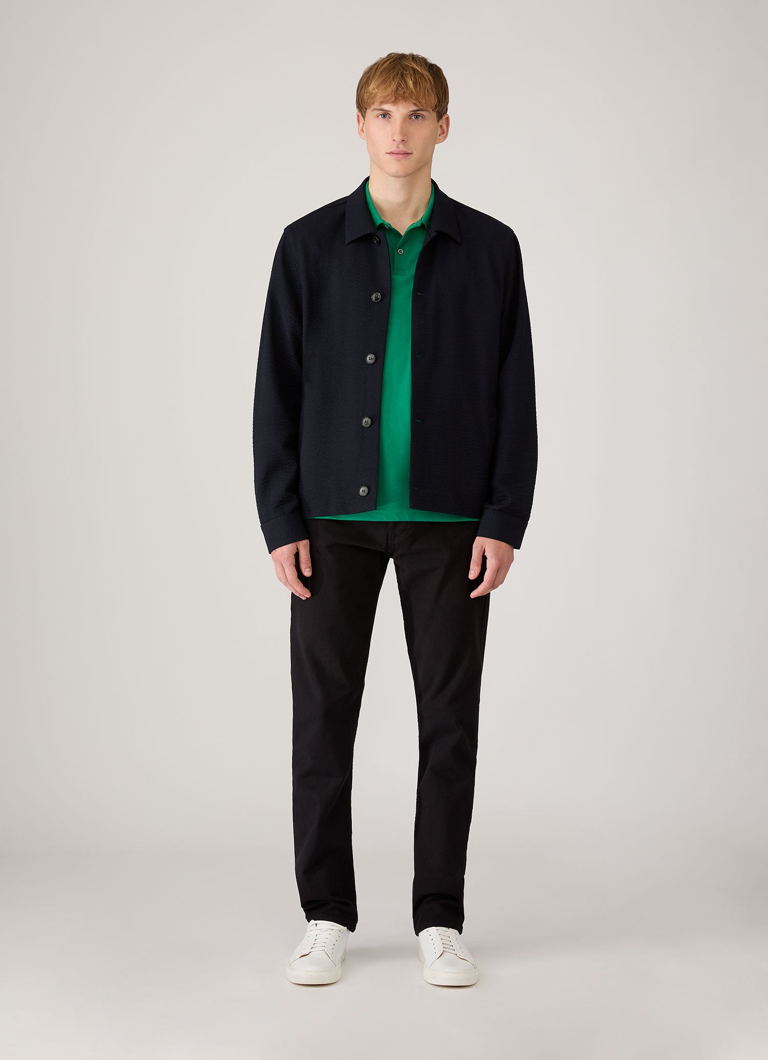 Piqué Cotton Polo Shirt - Bright Green