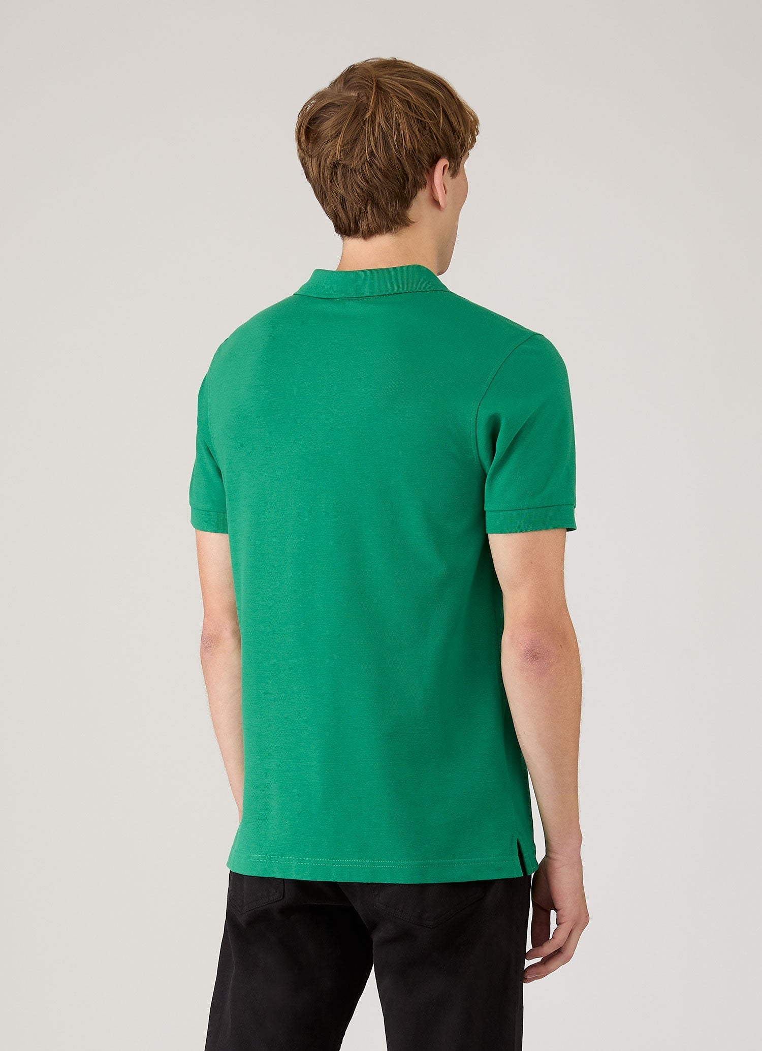 Piqué Cotton Polo Shirt - Bright Green