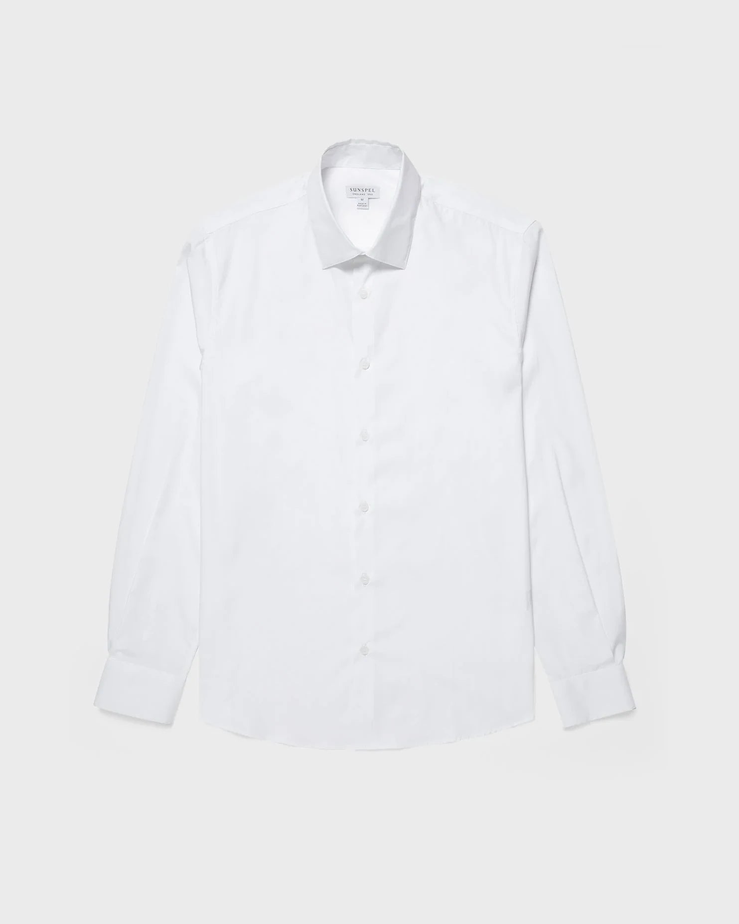Cotton Stretch Shirt - White