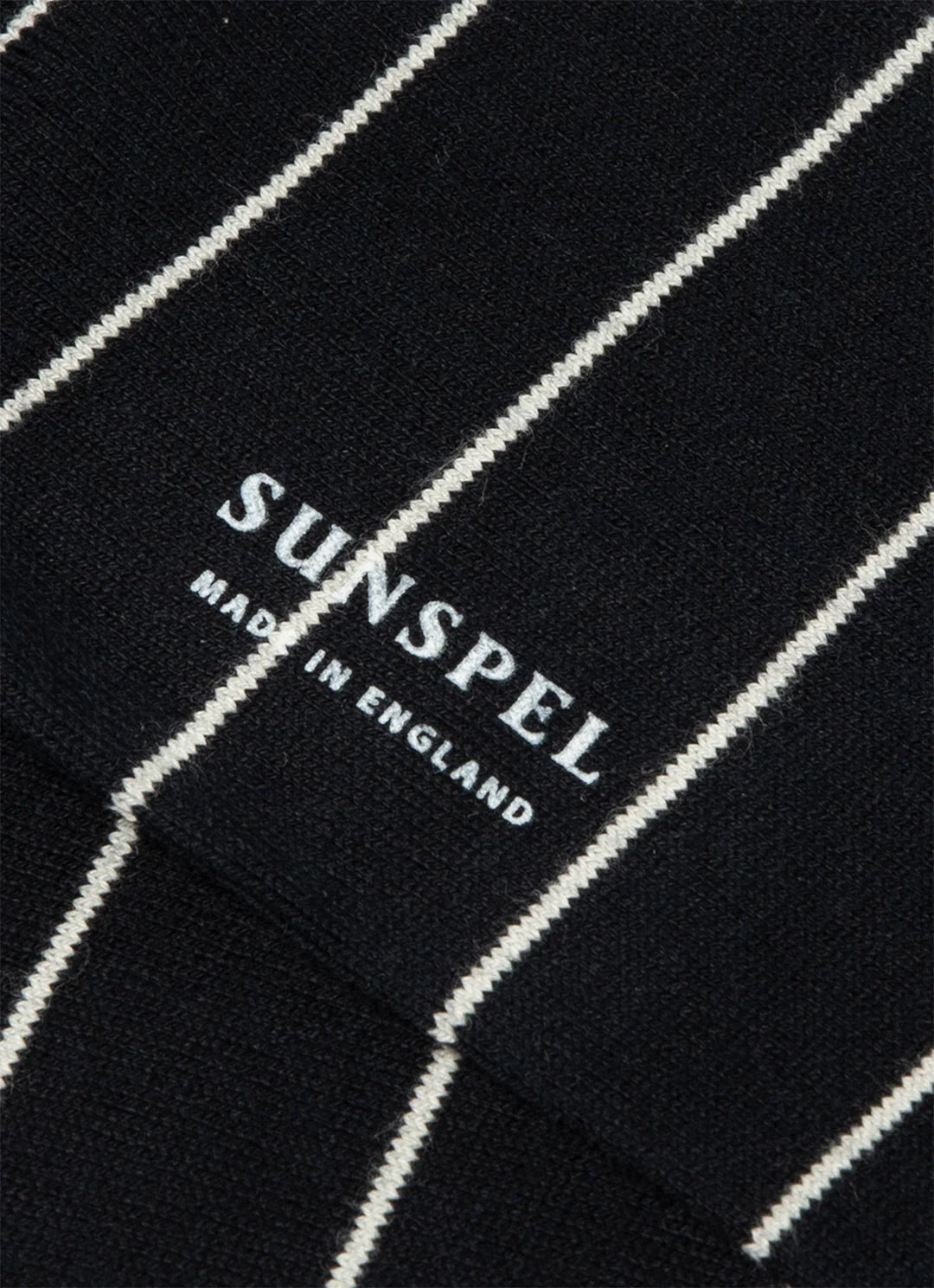 Pinstripe Cotton Sock - Navy/White  Pinstripe