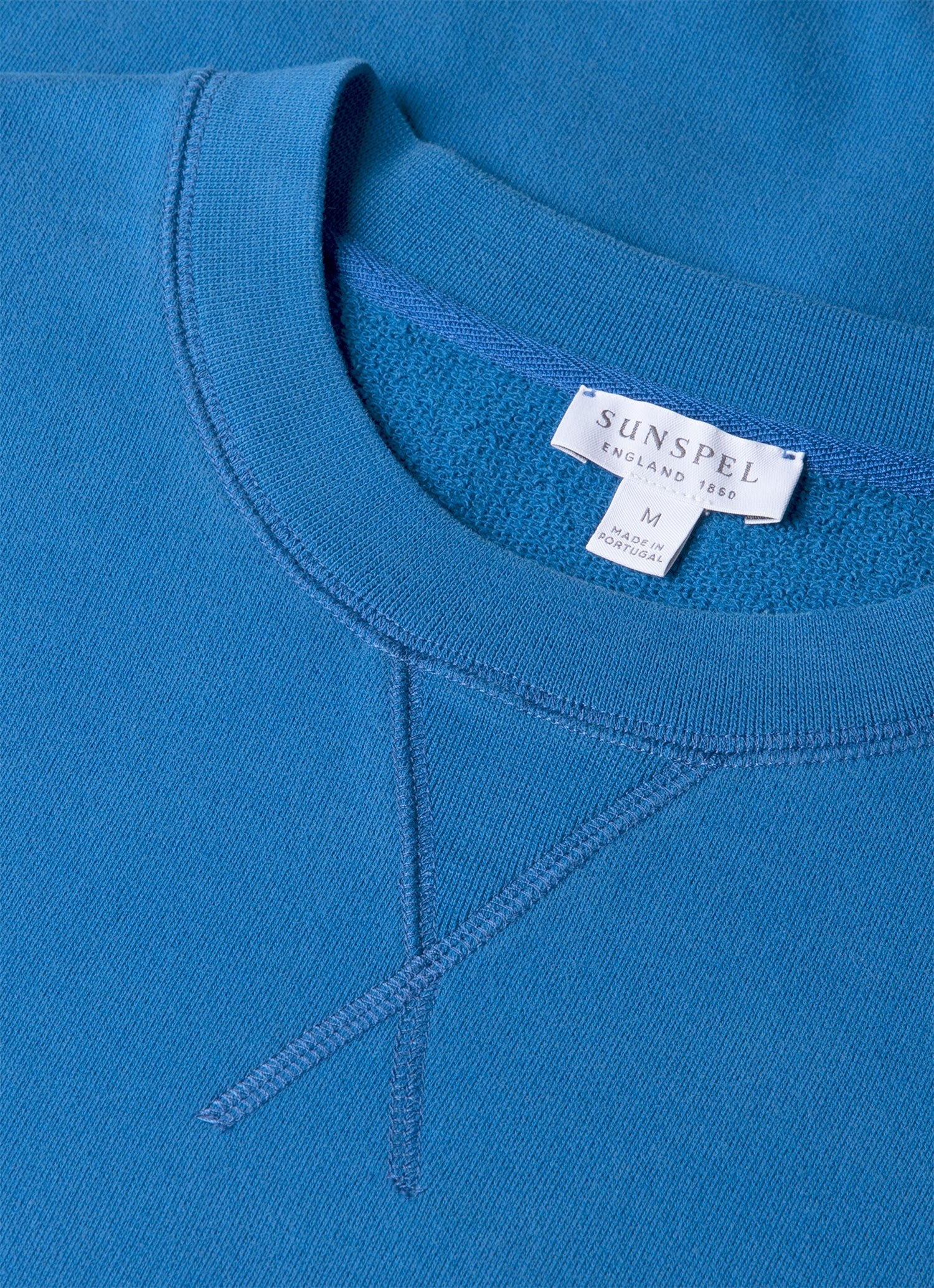 Cotton Loopback Sweatshirt - Cobalt