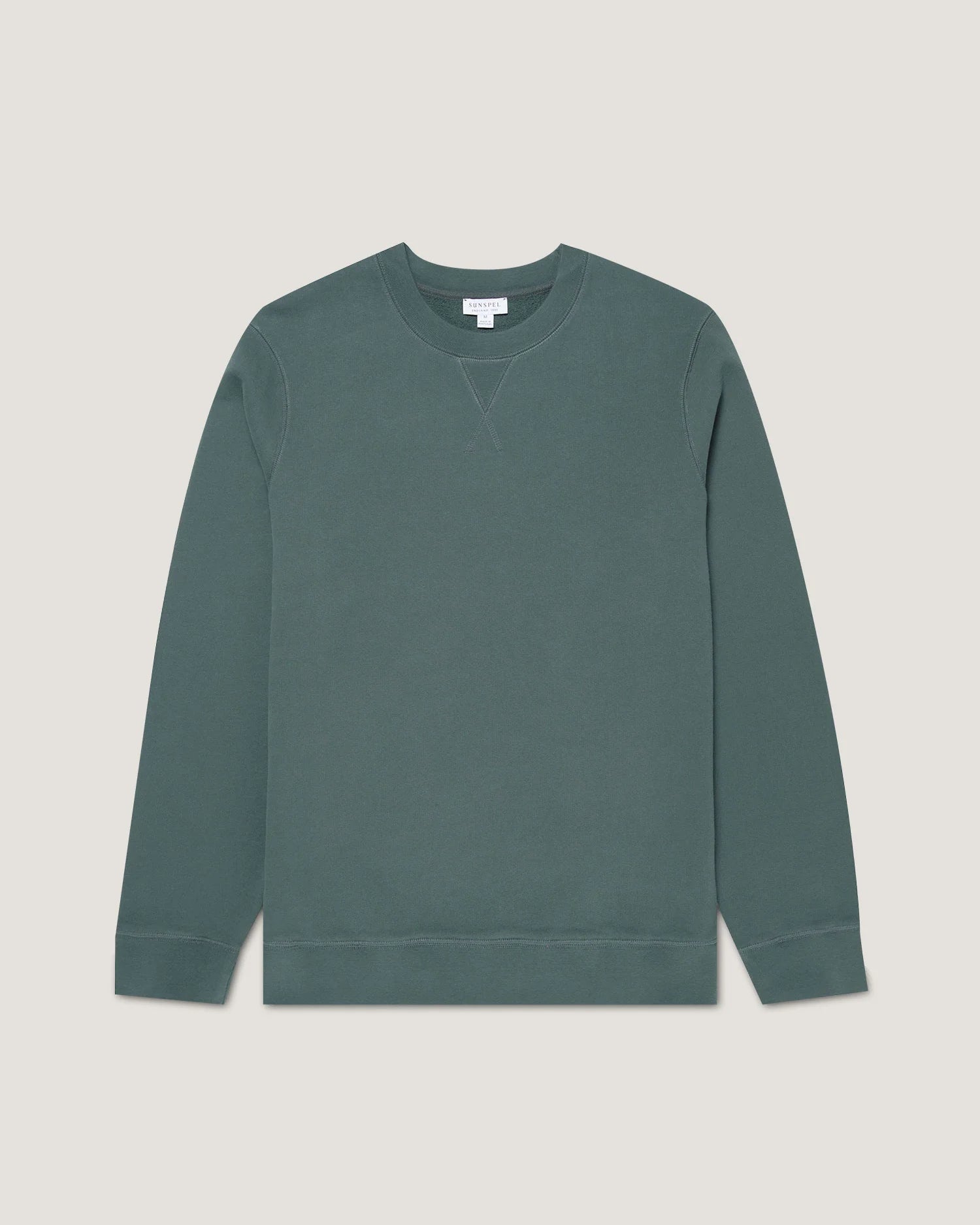 Cotton Loopback Sweatshirt - Dark Petrol