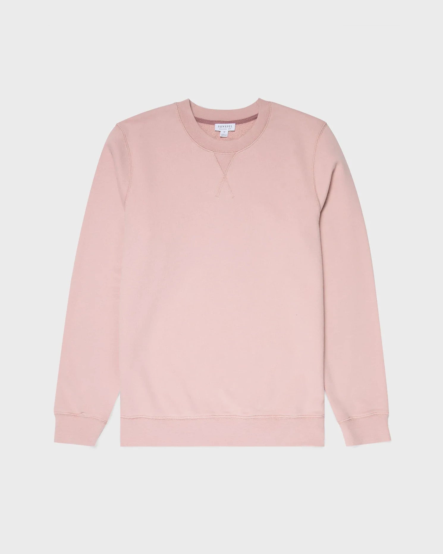 Cotton Loopback Sweatshirt - Shell Pink