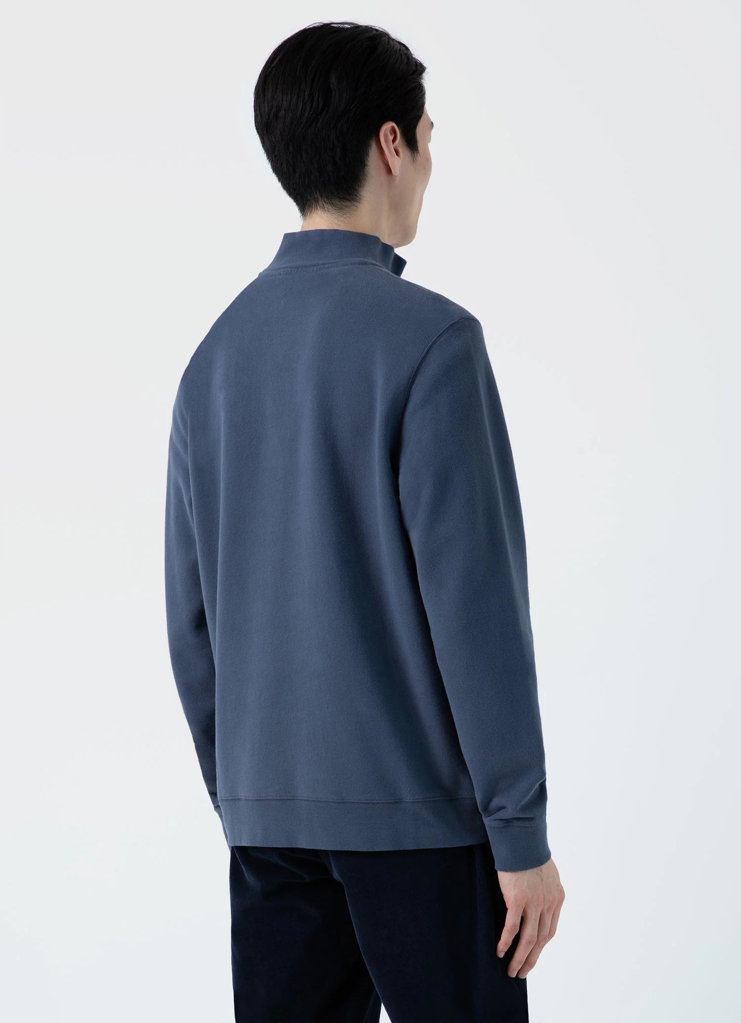 Half Zip Sweatshirt - Slate Blue