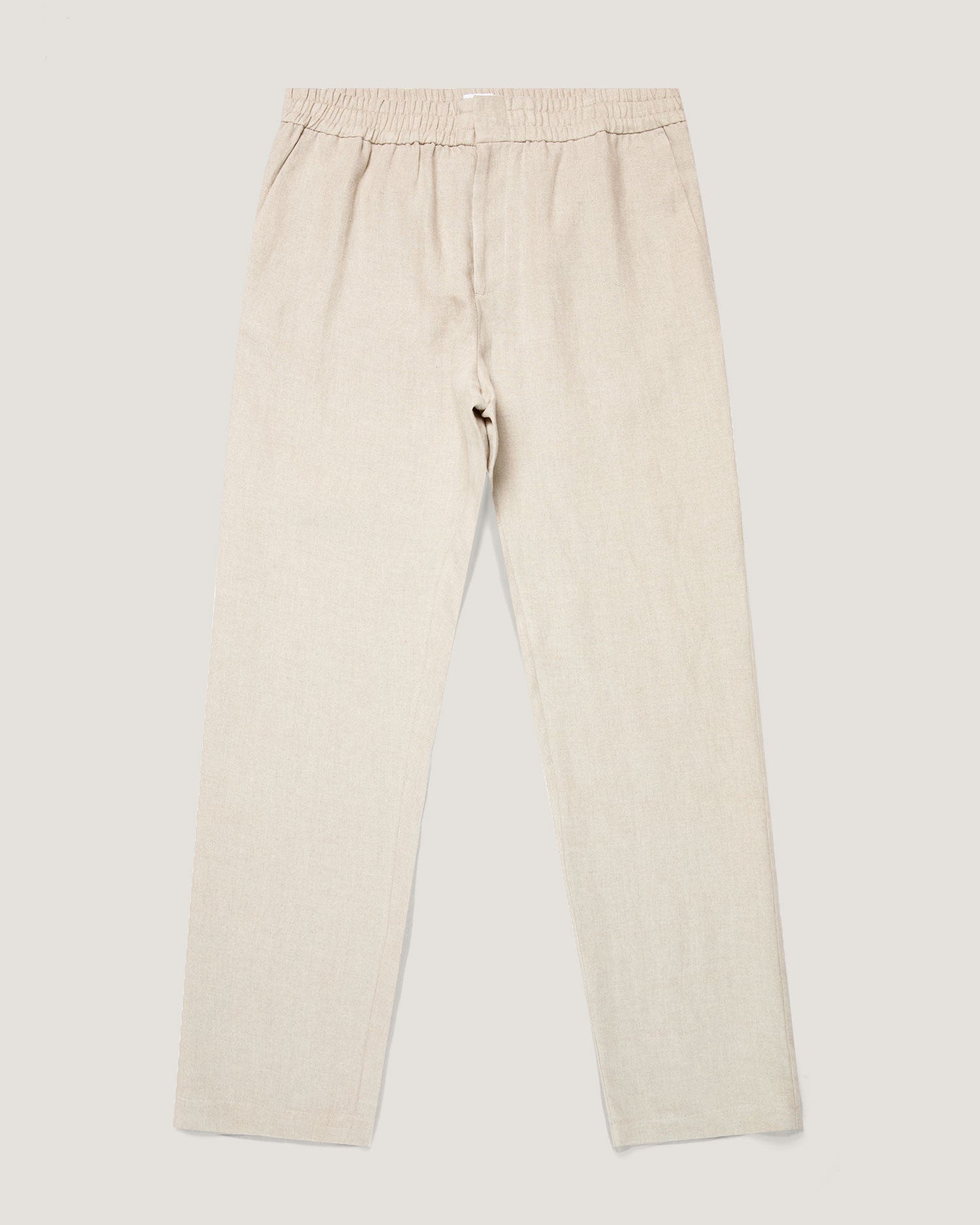 Linen Drawstring Trouser - Sand