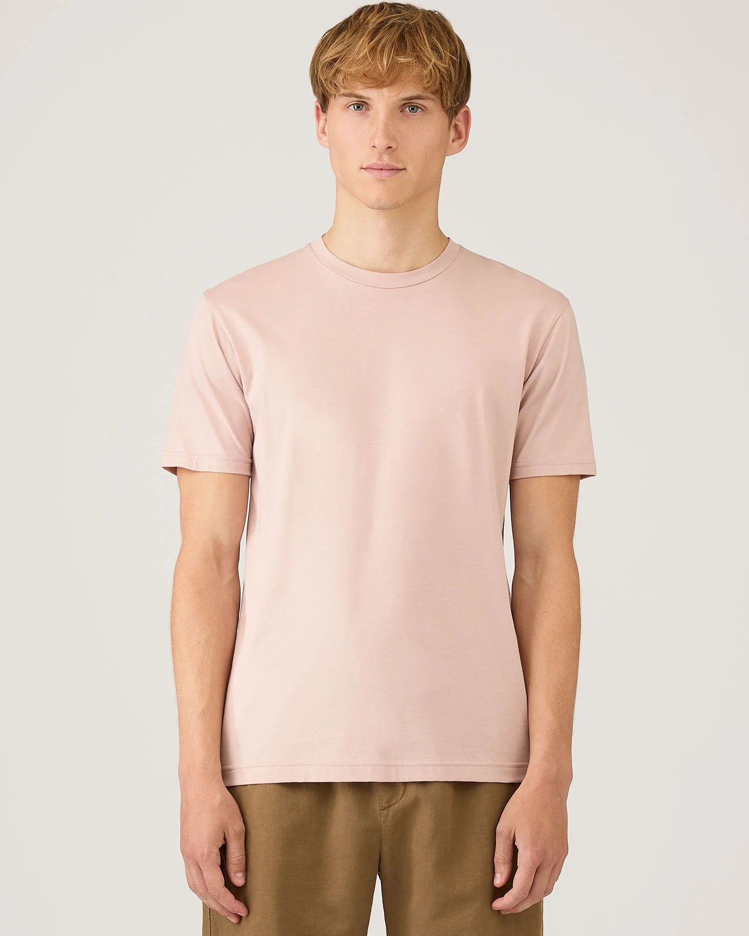 Organic Cotton Riviera T-Shirt - Pale Pink