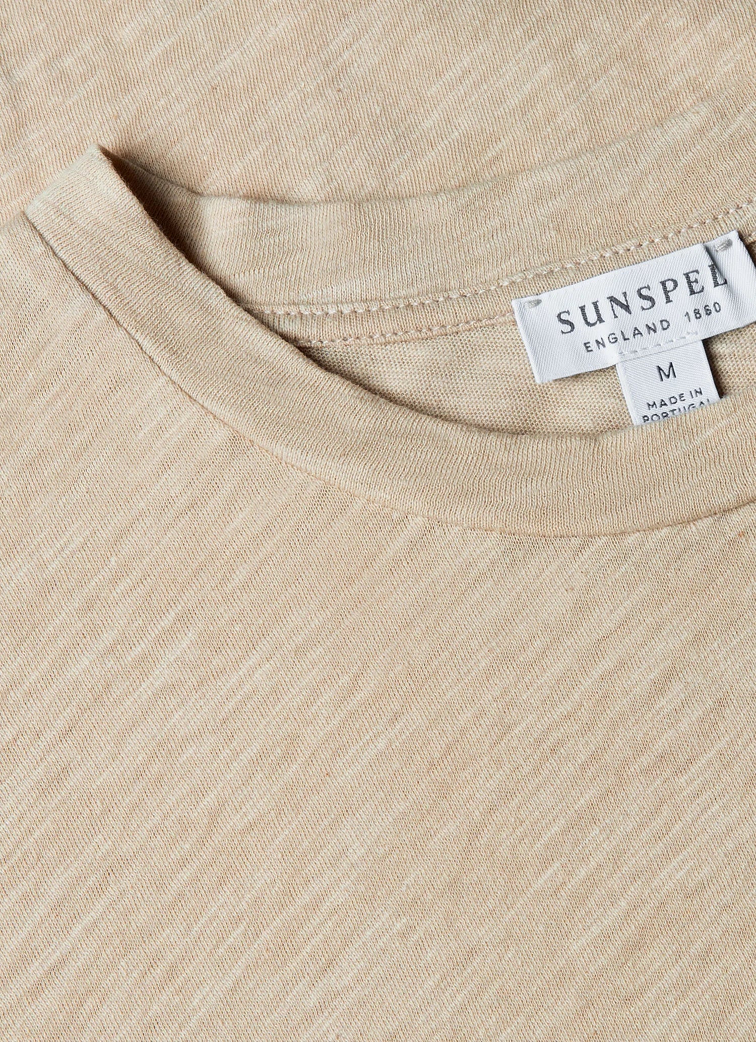 Cotton Linen T‑shirt - Ash Grey