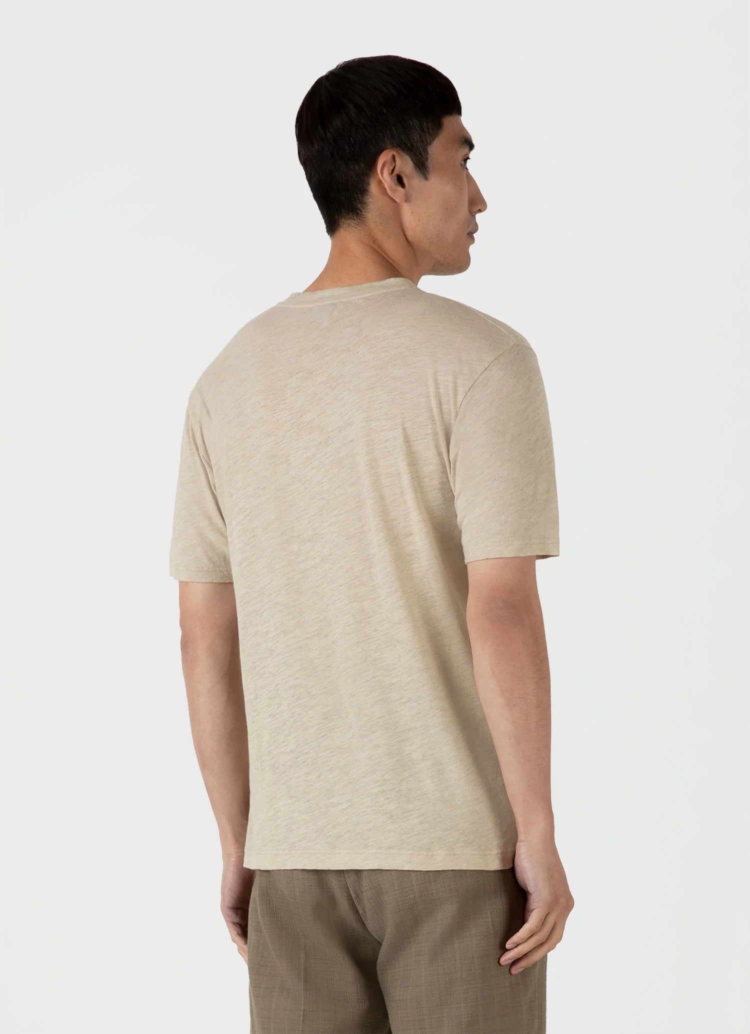 Cotton Linen T‑shirt - Ash Grey