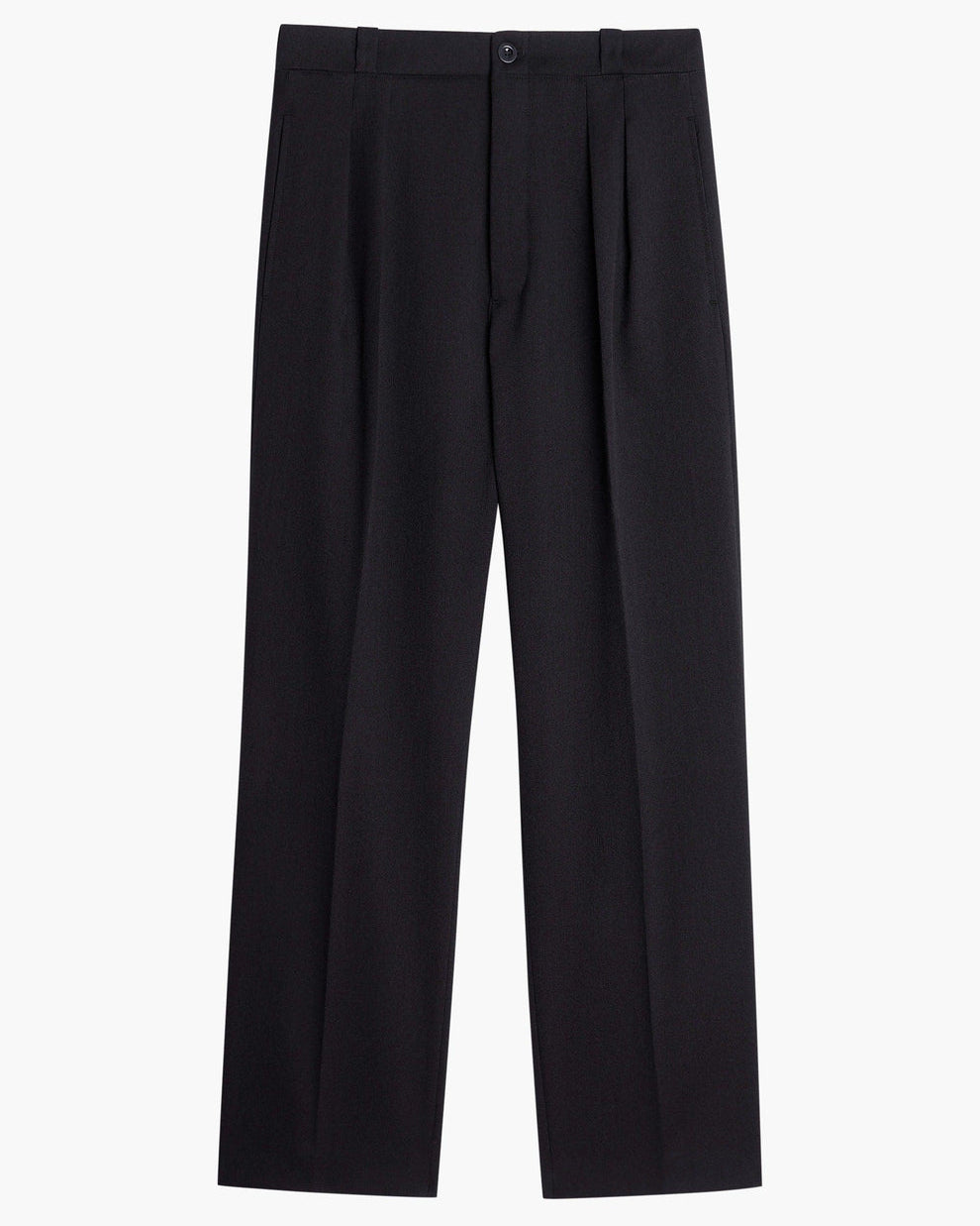 Pantalon French Military - Flanelle de Laine Noir