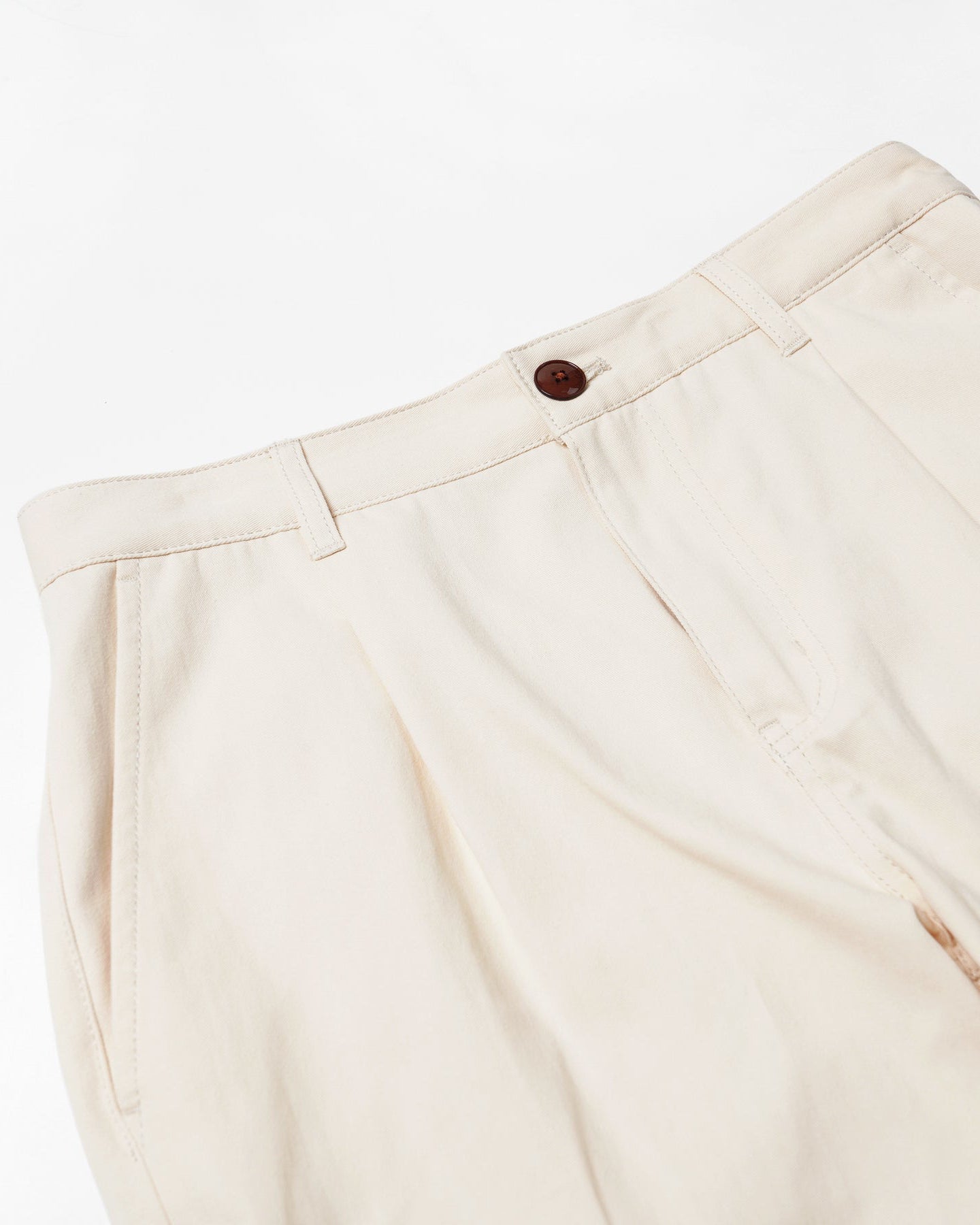 OG Haworth One Tuck Pants - Cream SS26