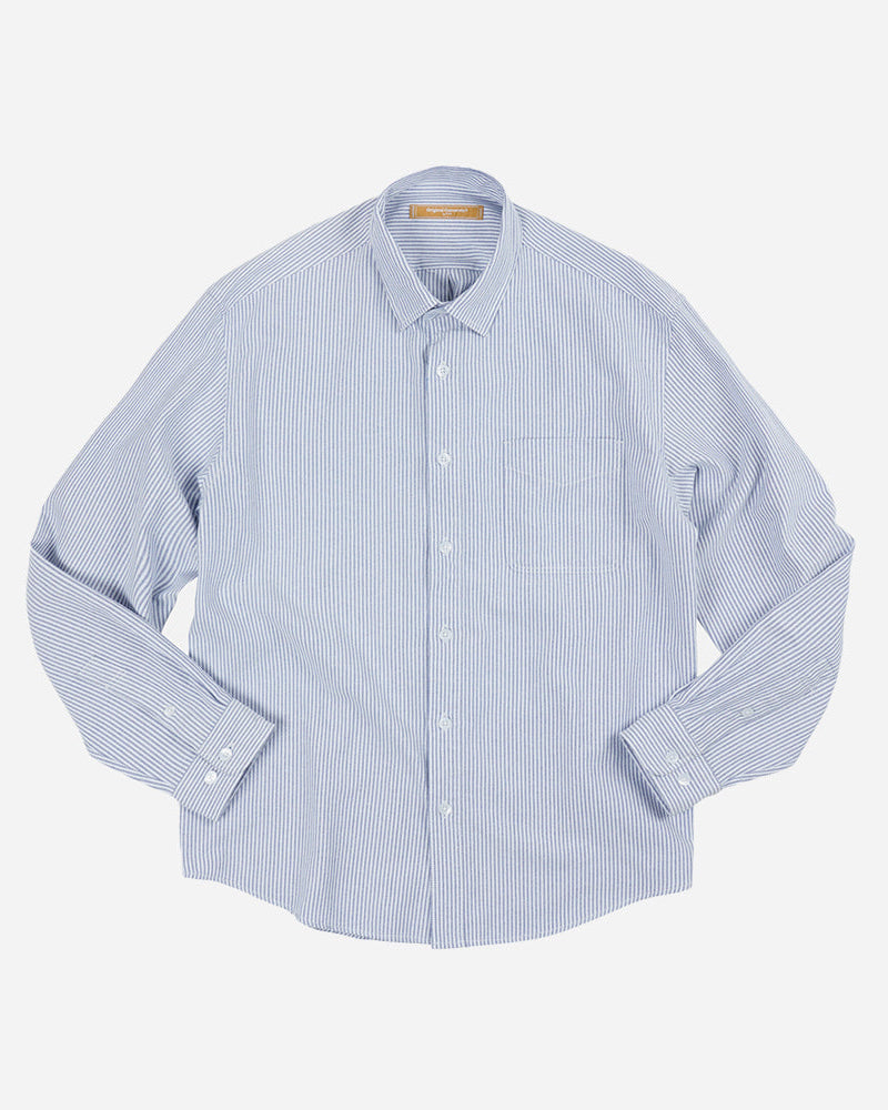 OG Striped Oxford Oversized Shirt - Blue