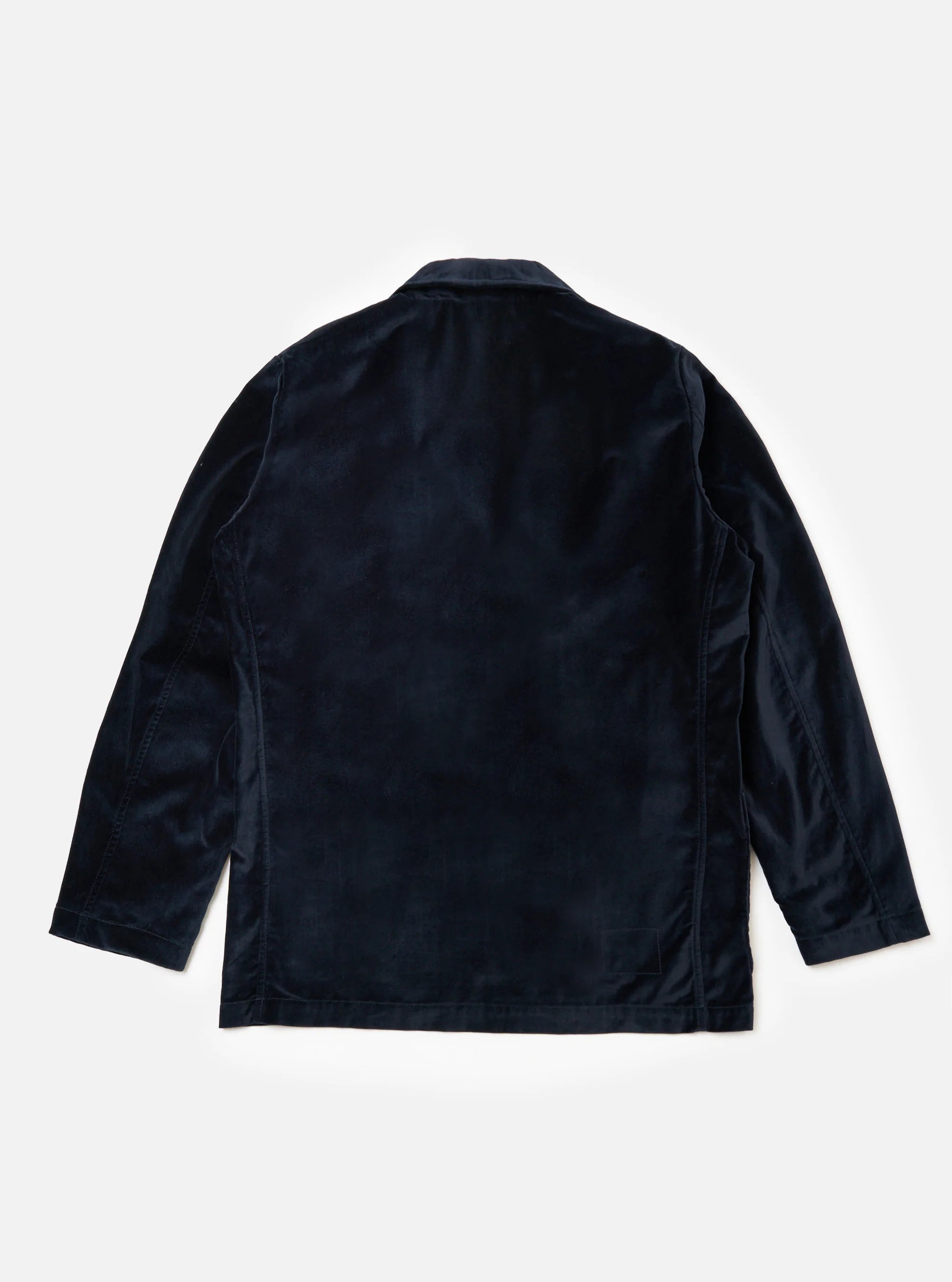 Two Button Jacket - Navy Velveteen