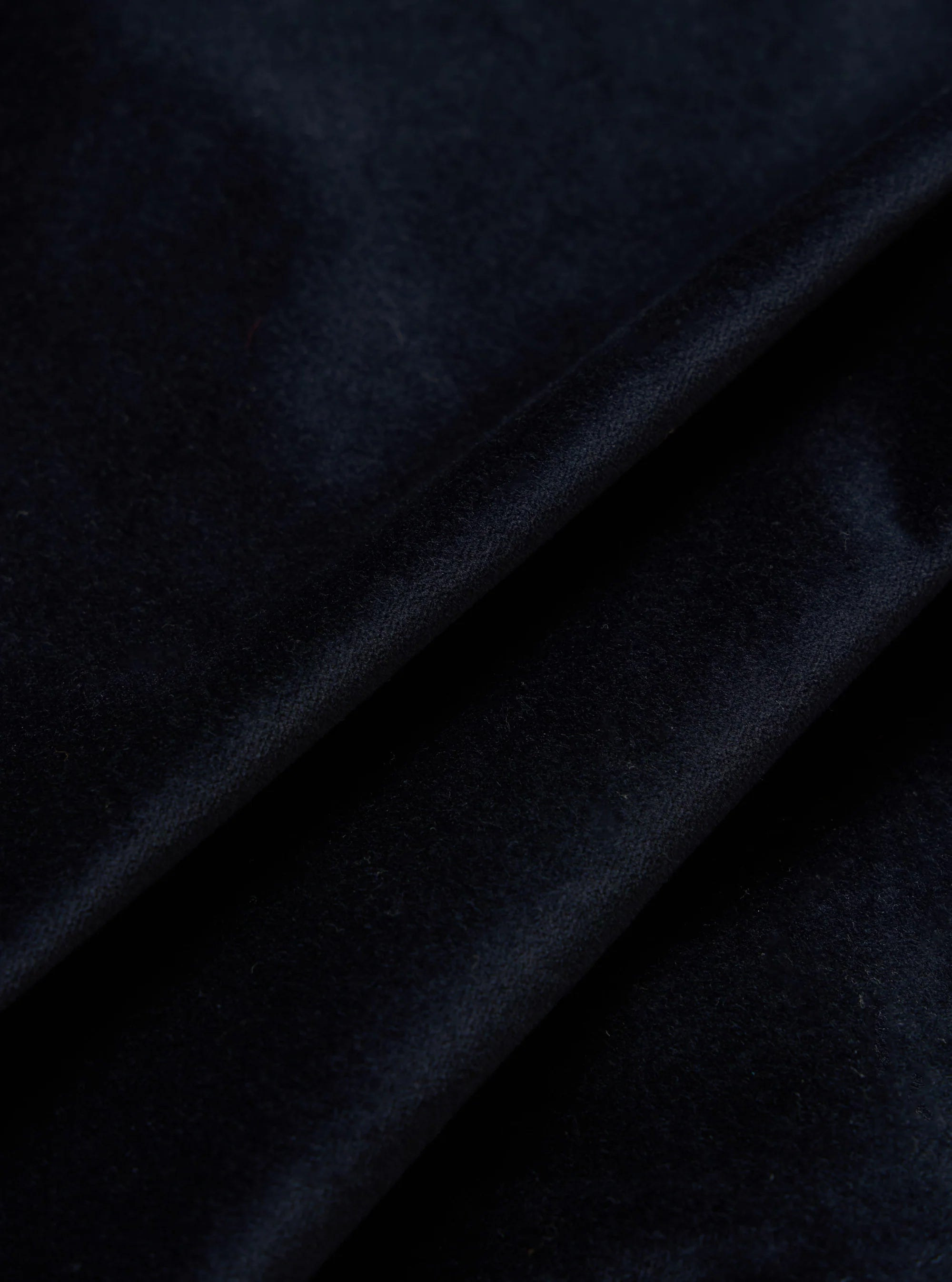 Two Button Jacket - Navy Velveteen