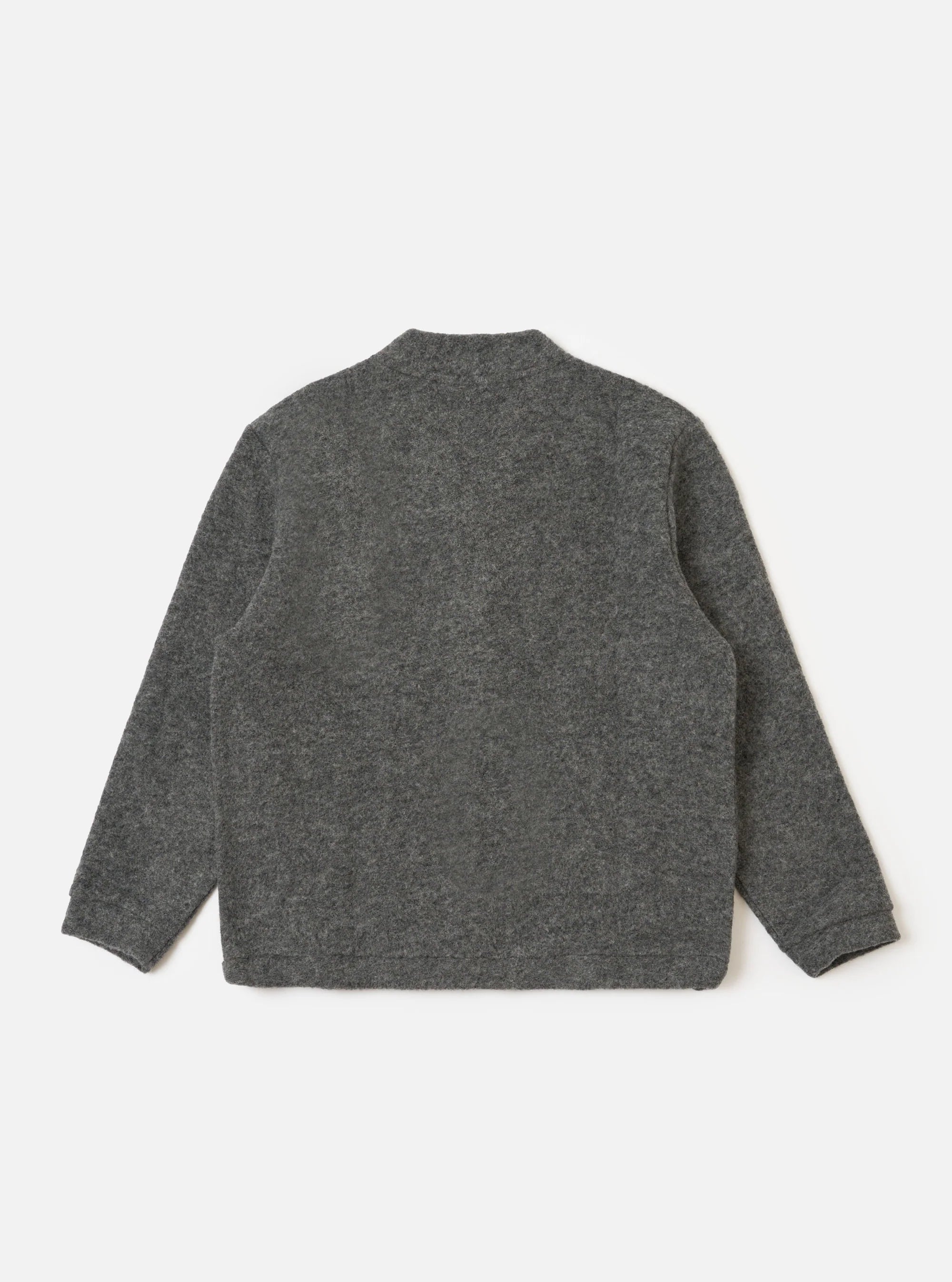 Wool Fleece Advance Cardigan - Grey Marl