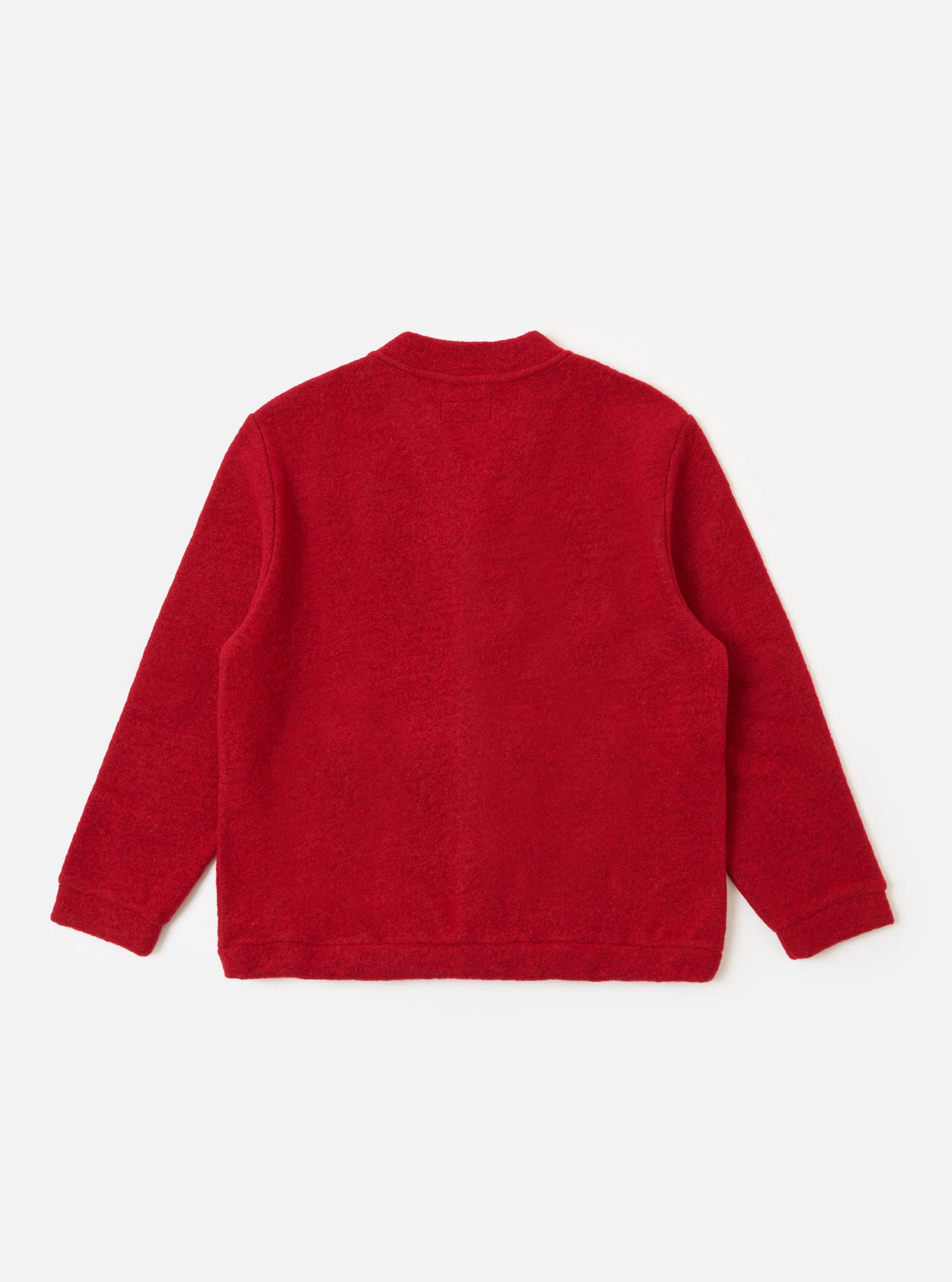 Wool Fleece Advance Cardigan - Red
