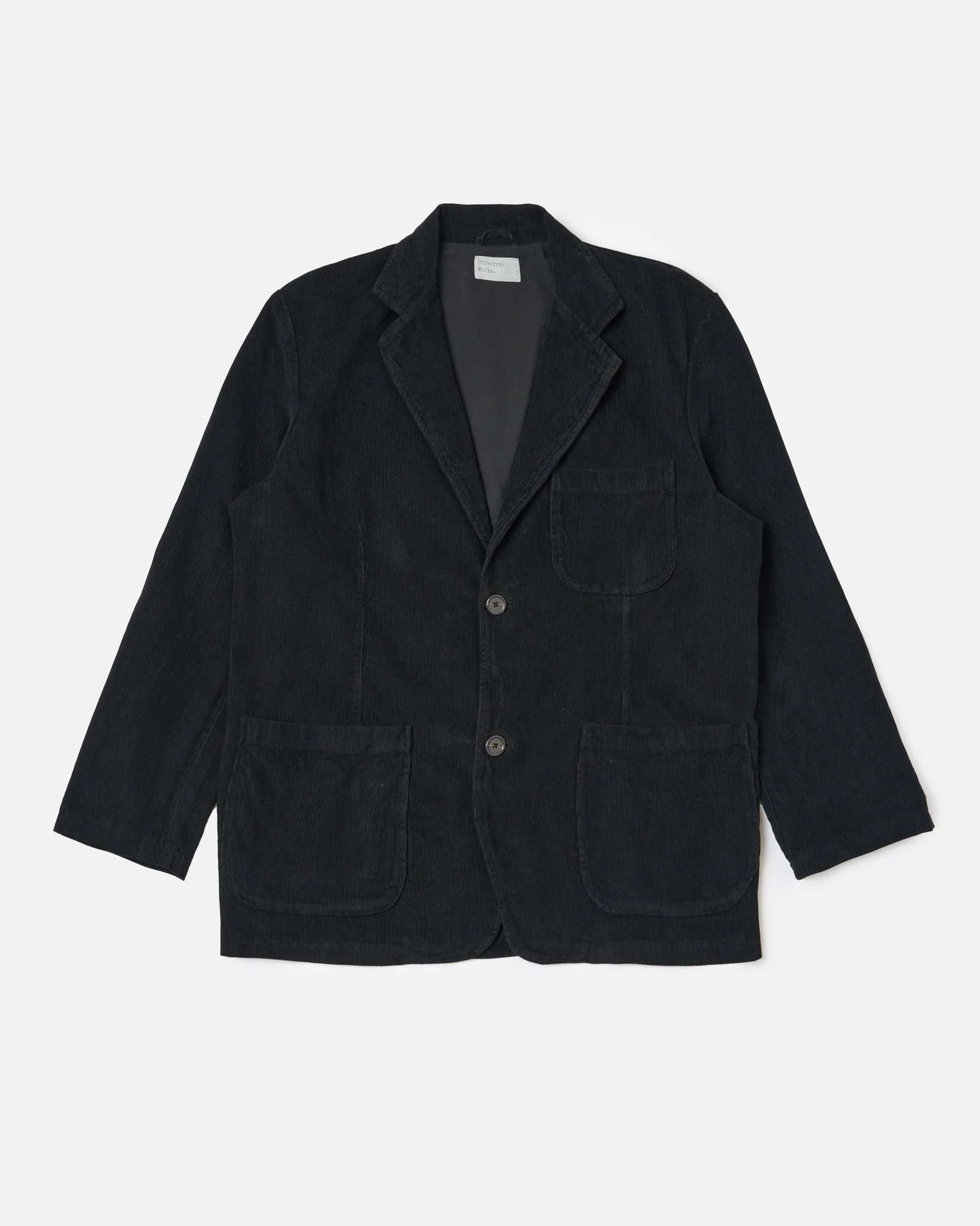 Two Button Jacket - Black Cat Cord