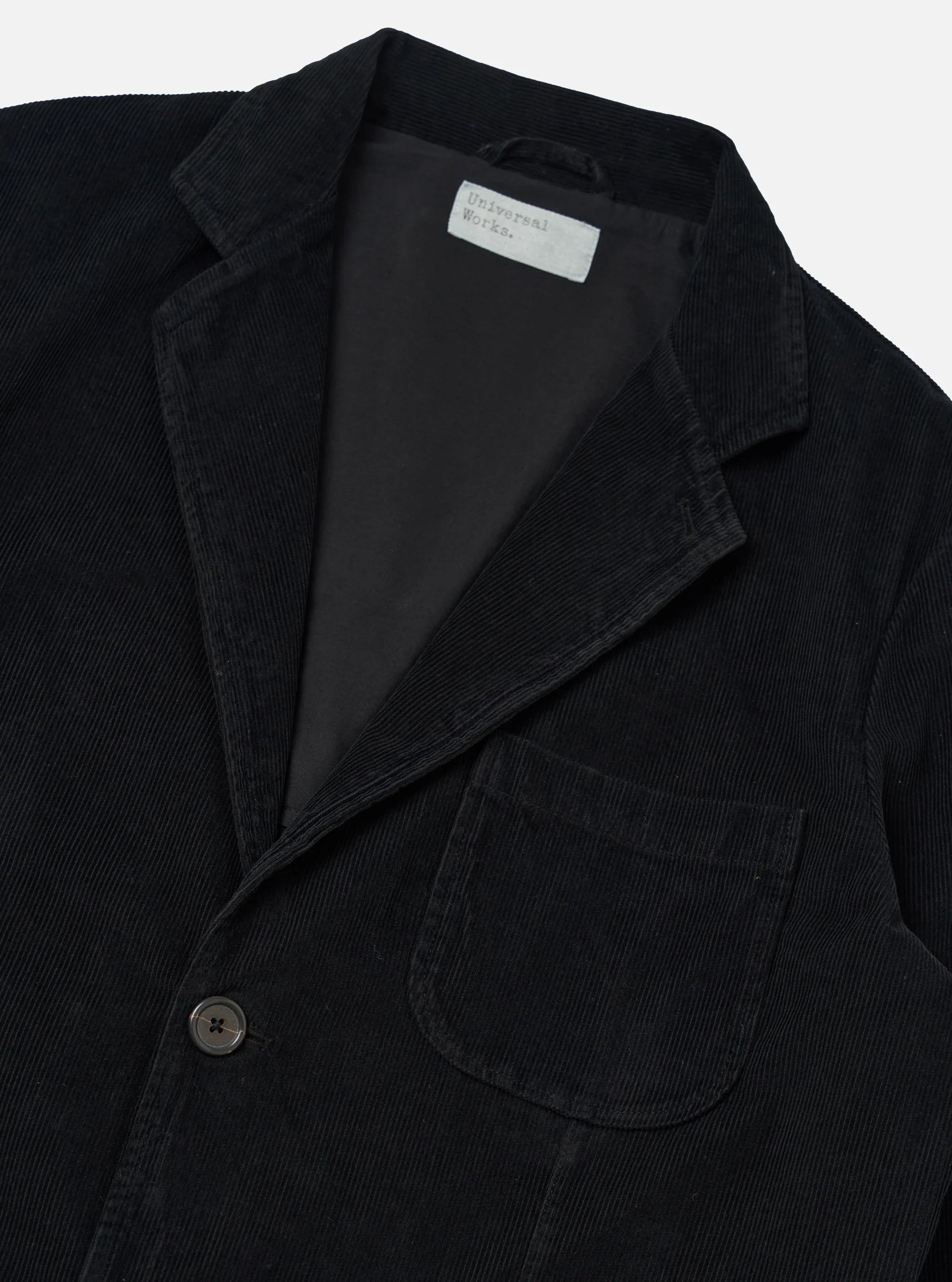 Two Button Jacket - Black Cat Cord