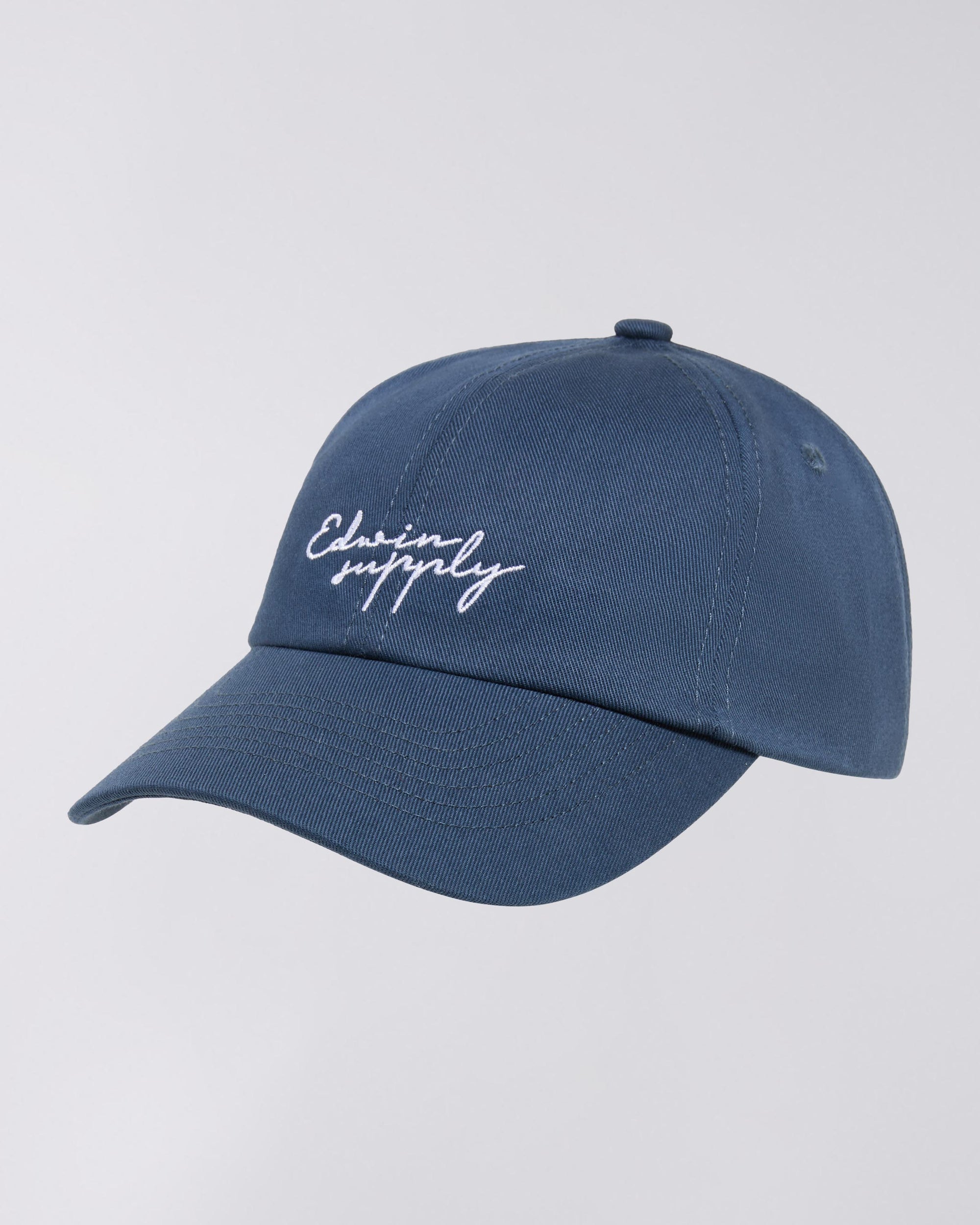 Edwin Supply Cap - Blue Unwashed