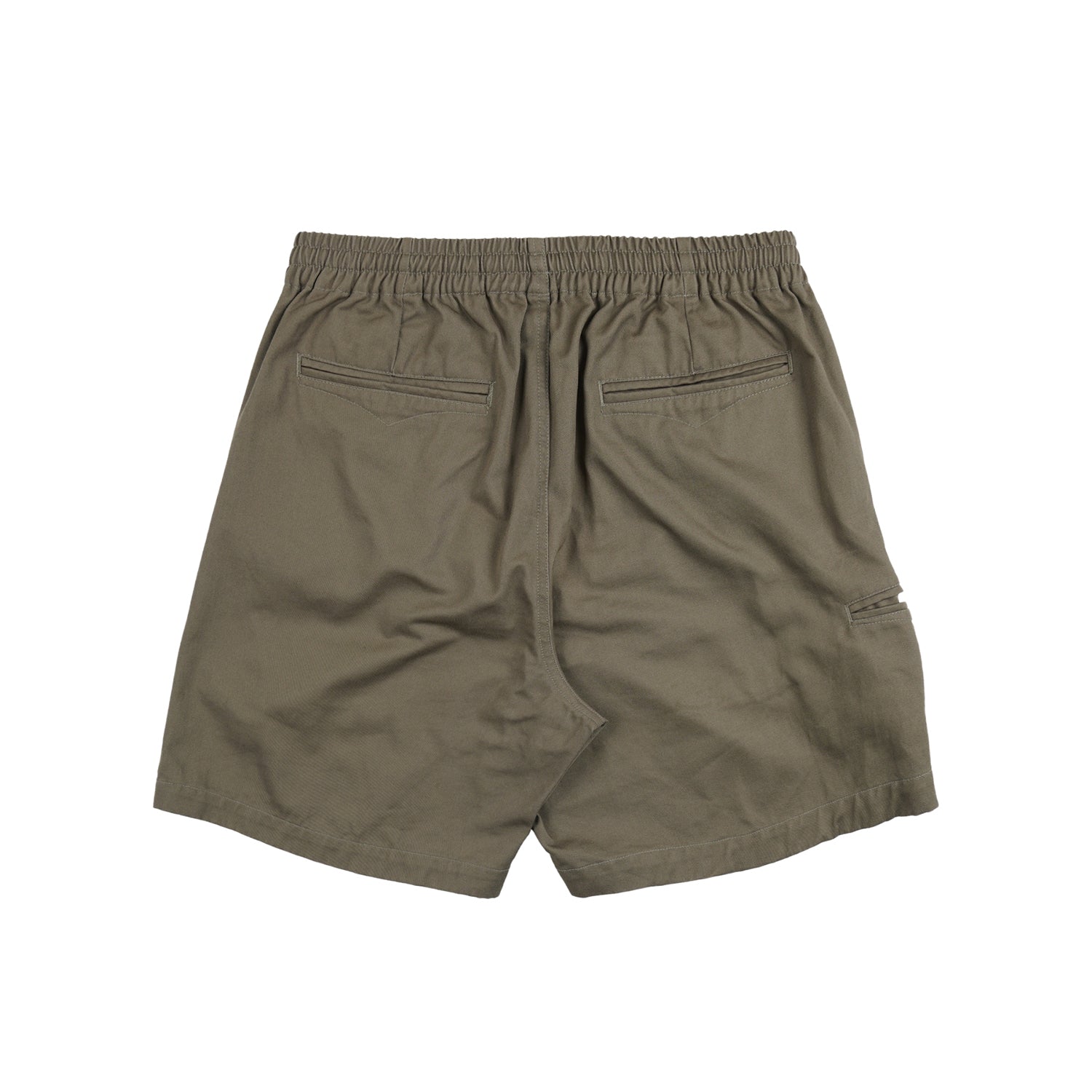 Washed Officer Chino shorts - Mud