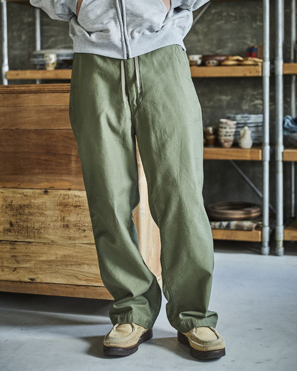 Wide Fit New Yorker - Dark Olive