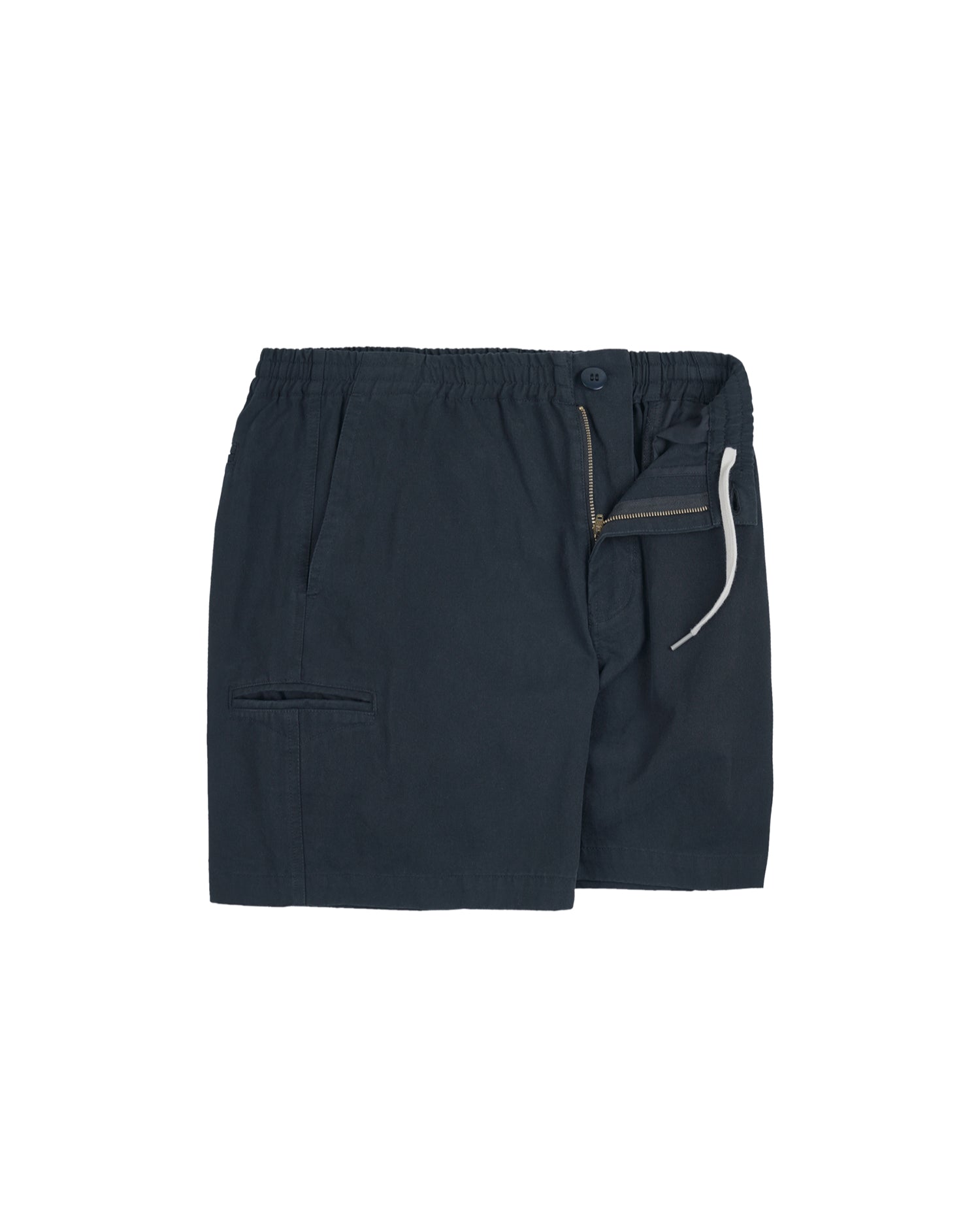 Washed Officer Chino shorts - Black