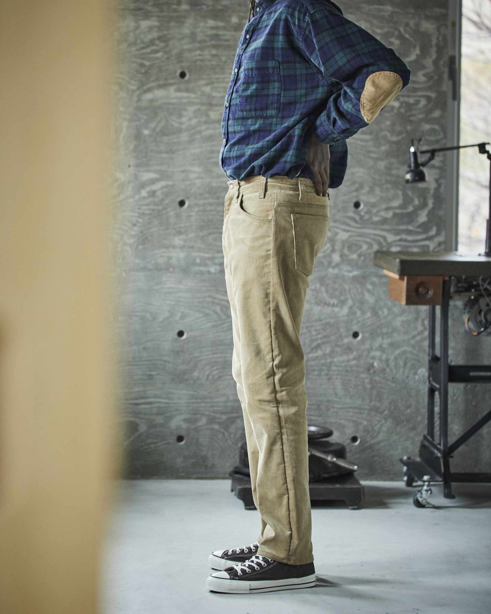107 Slim Fit Corduroy - Beige