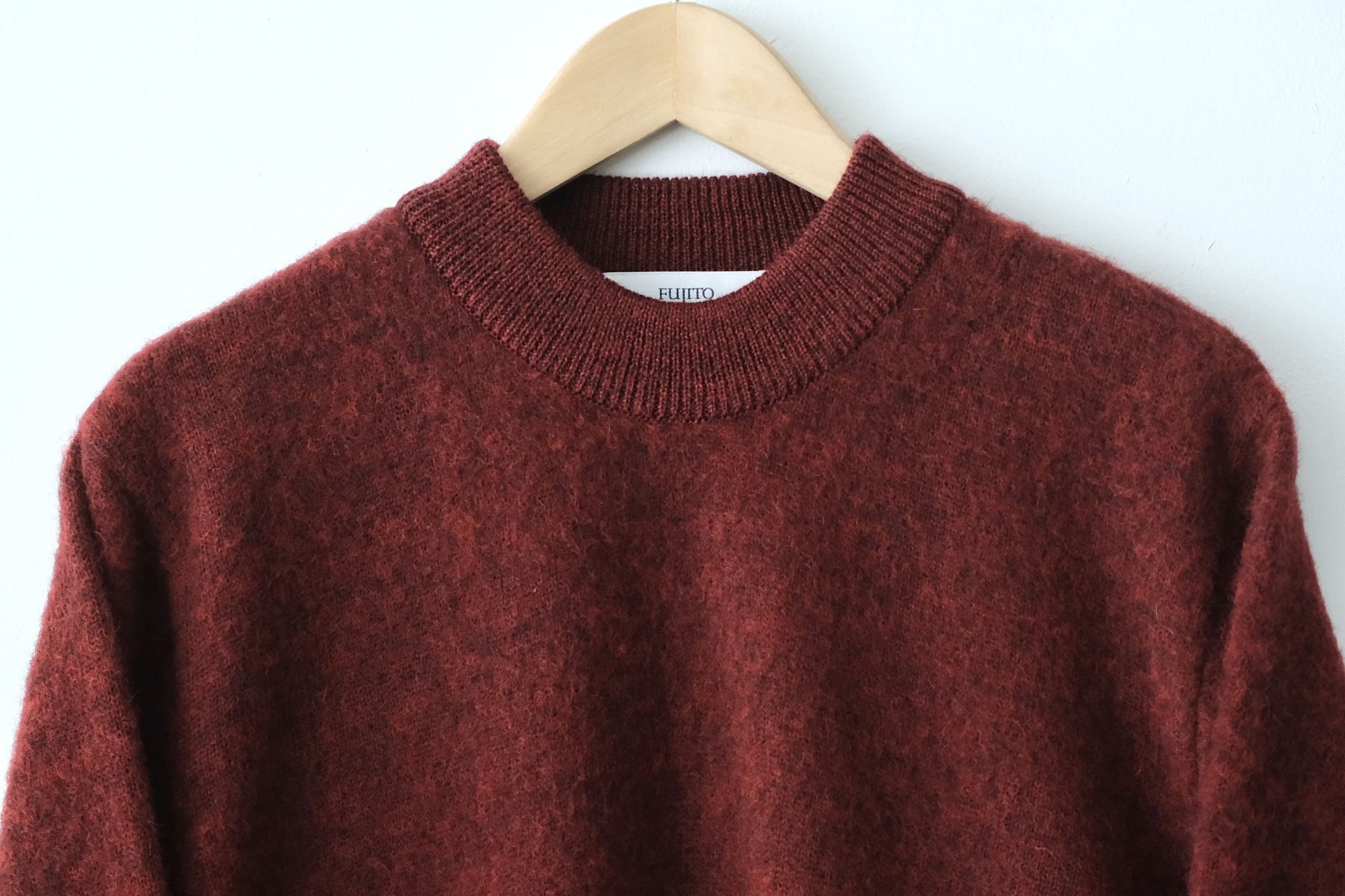 C/N Knit Sweater - Wine Red