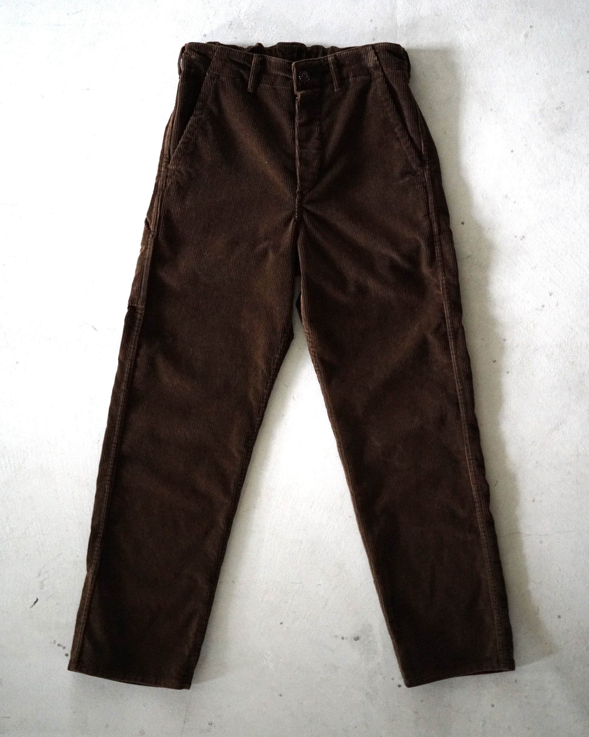 French Work Pants - Dark Brown Corduroy