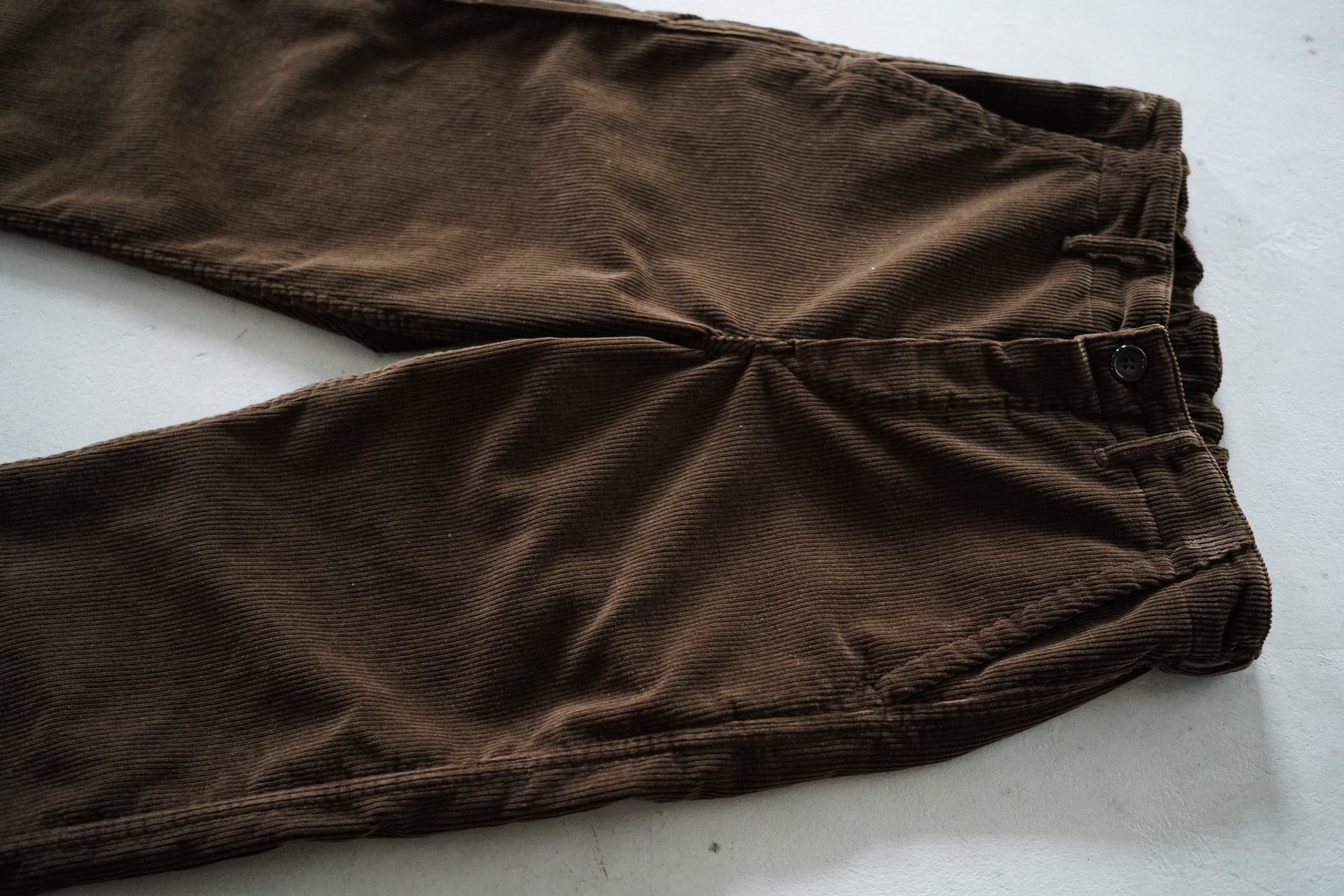French Work Pants - Dark Brown Corduroy