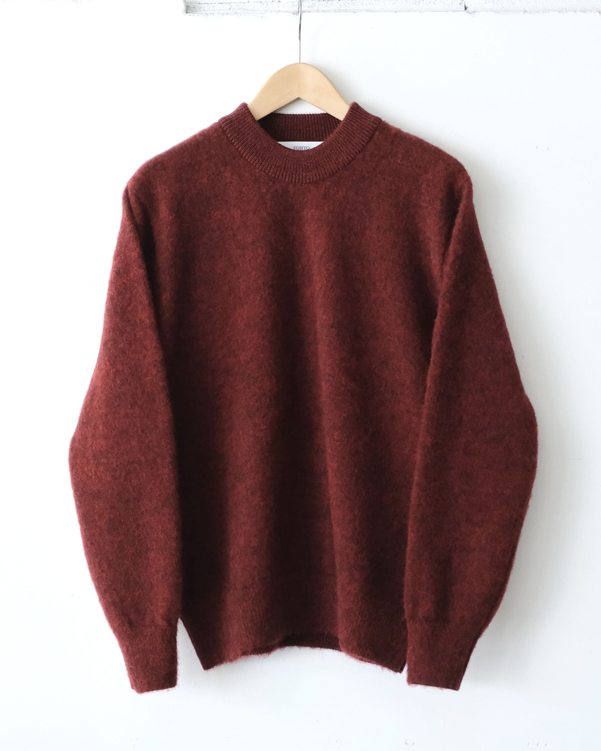 C/N Knit Sweater - Wine Red