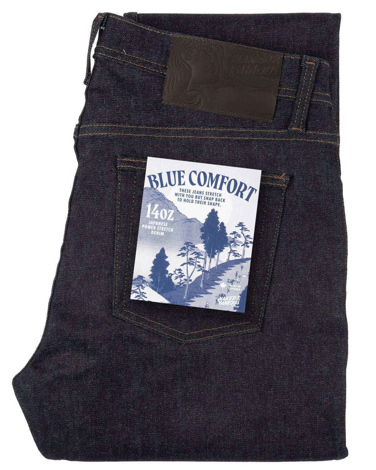 Blue Comfort Denim 14 oz - Weird Guy