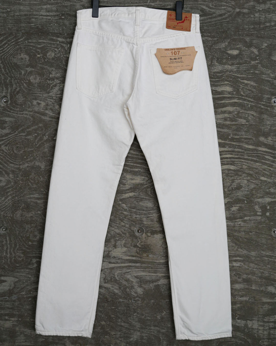 107 Ivy Fit Denim - White