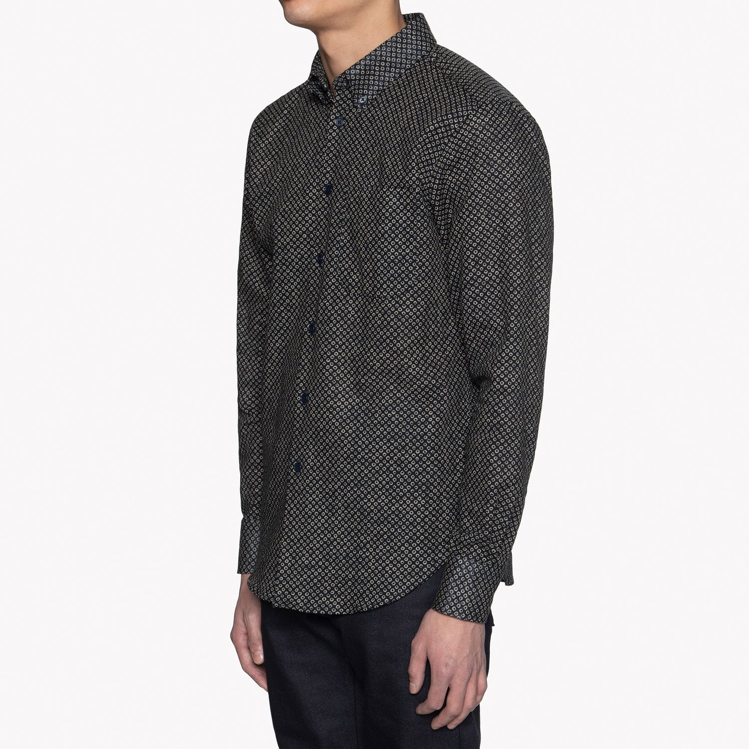 Easy Shirt - Kimono Print Kanoko