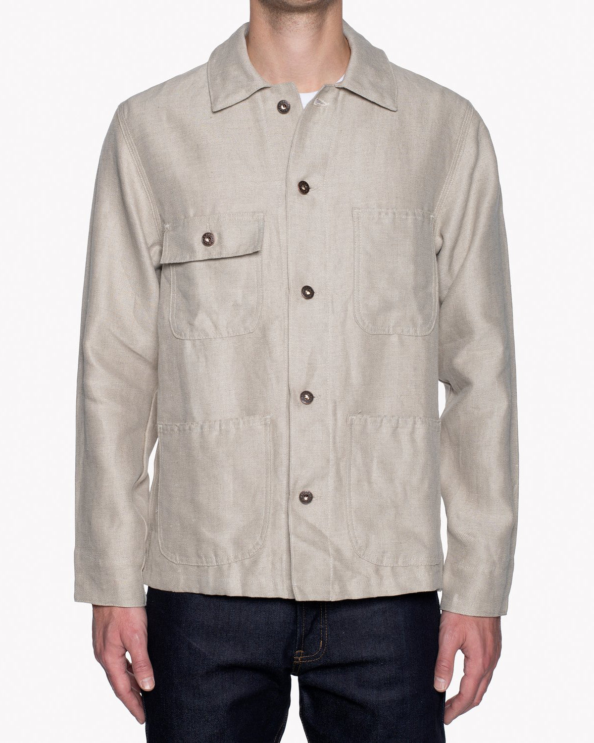Chore Coat - Linen Denim Natural