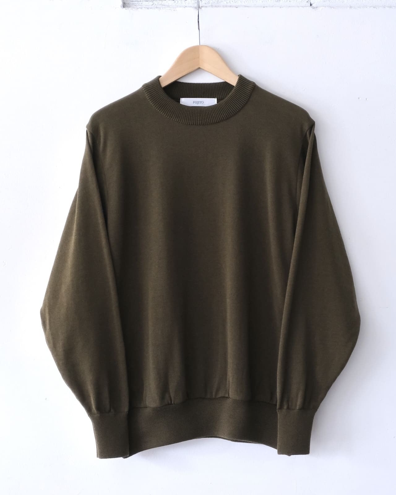 Side Rib Sweater - Khaki