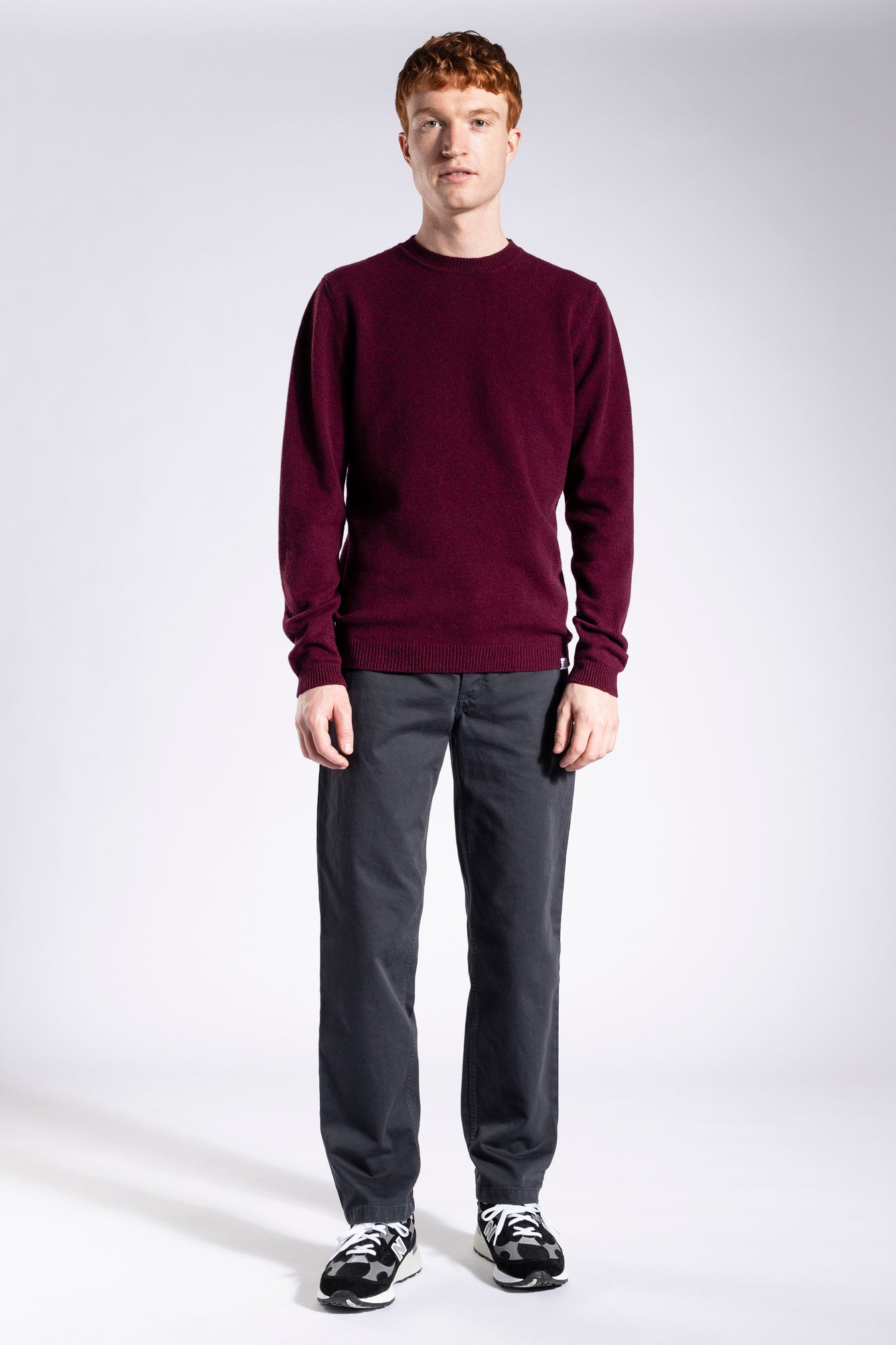 Sigfred Lambswool - Burgundy