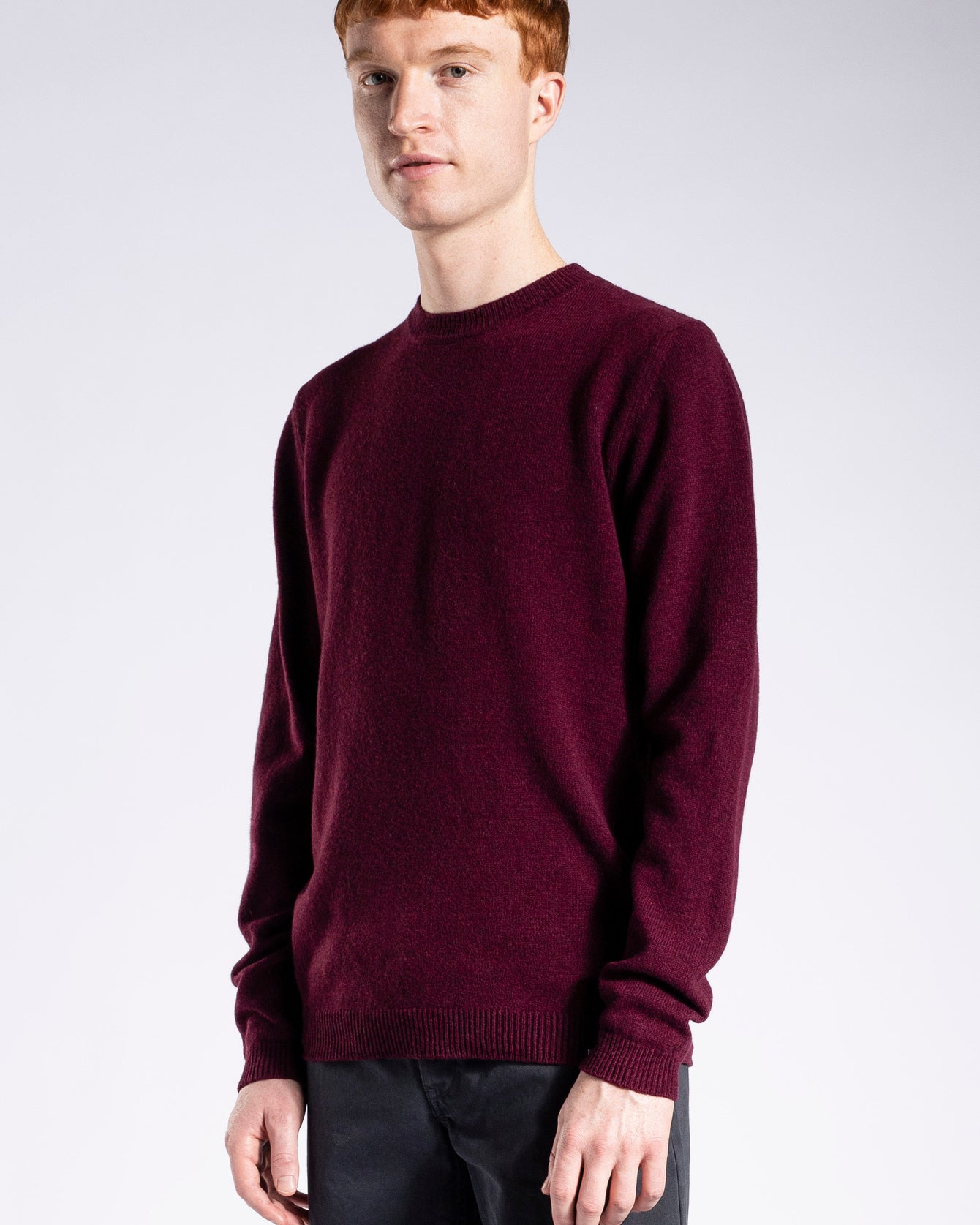 Sigfred Lambswool - Burgundy