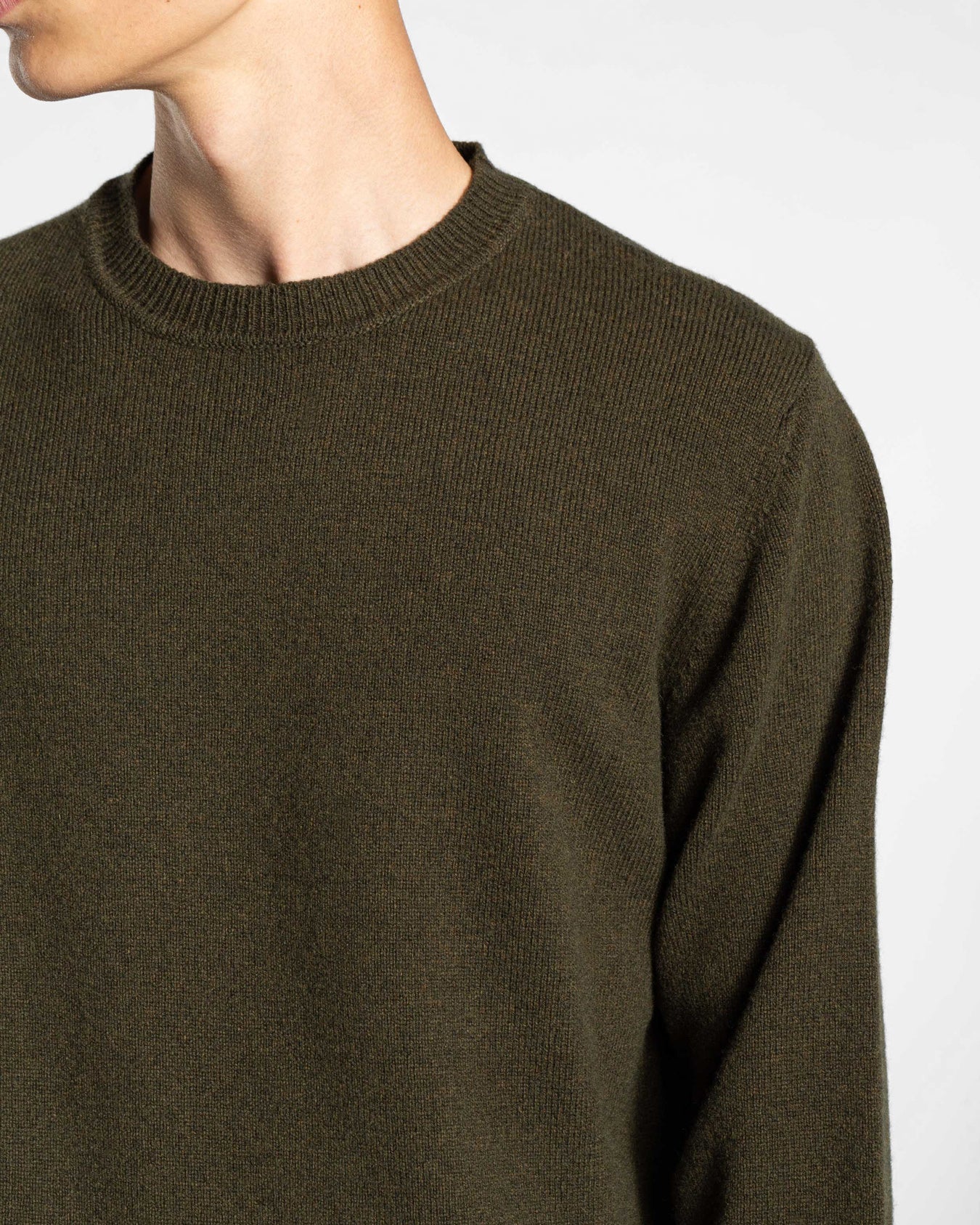 Sigfred Lambswool - Dark Olive