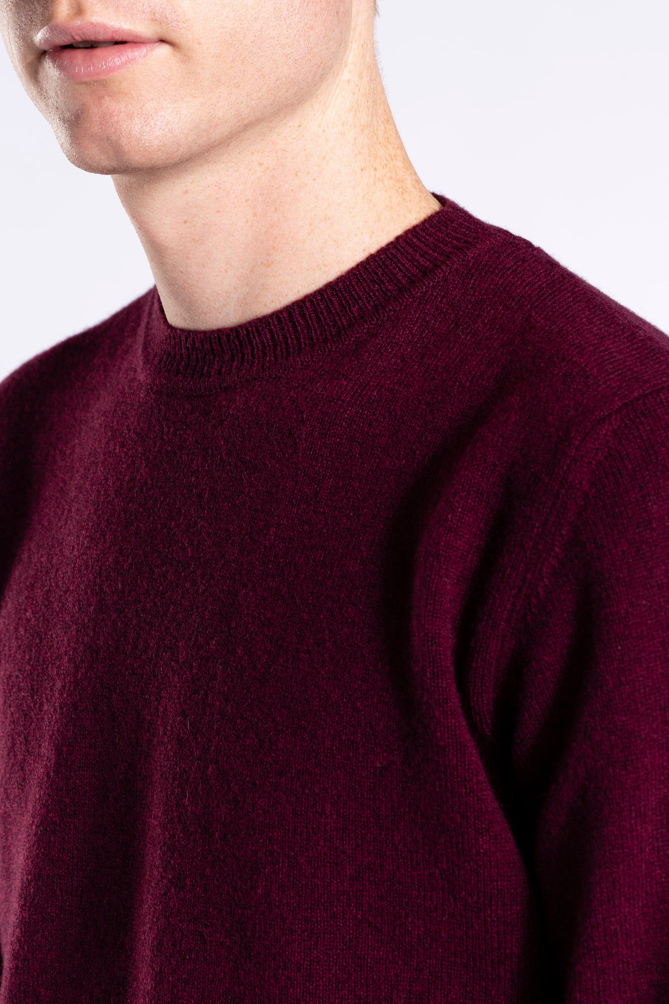 Sigfred Lambswool - Burgundy