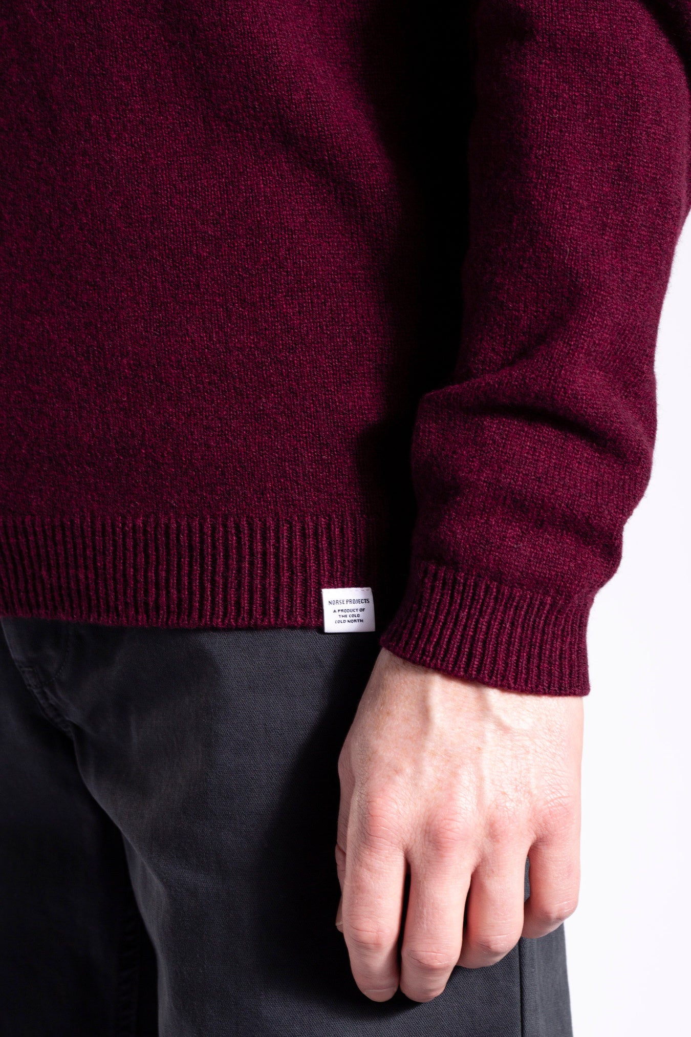Sigfred Lambswool - Burgundy