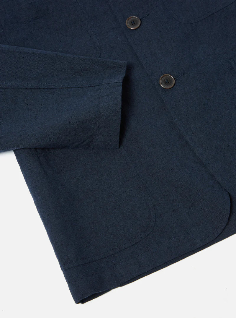 Five Pocket Jacket Cotton/Linen - Navy Lord