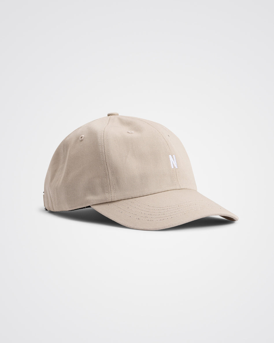 Twill Sports Cap - Marble White