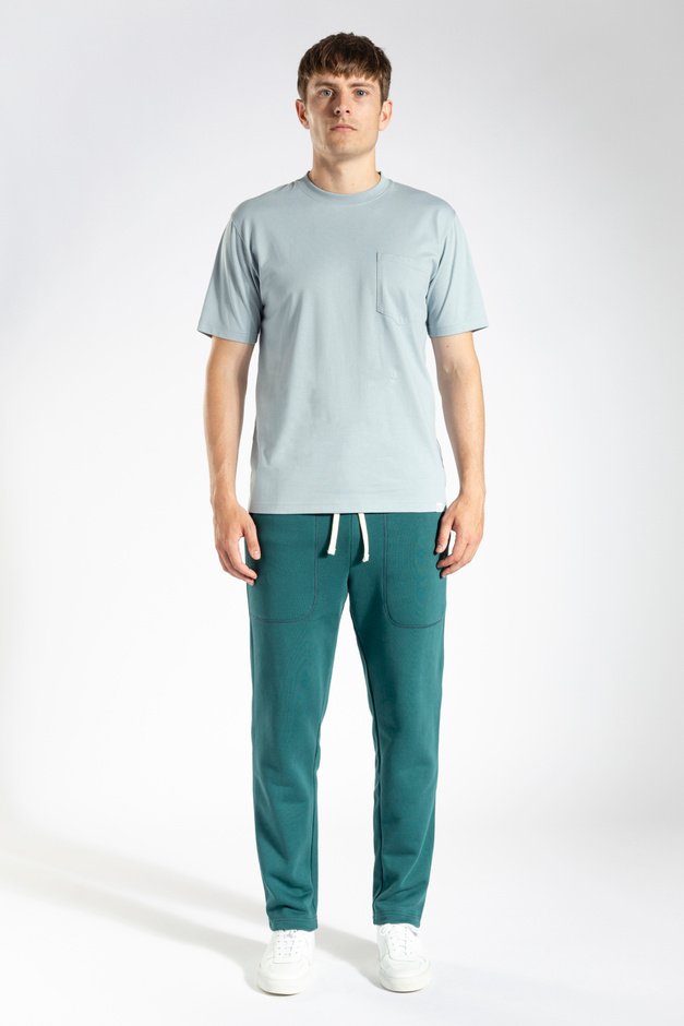 Falun Classic Sweatpants - Sea Blue